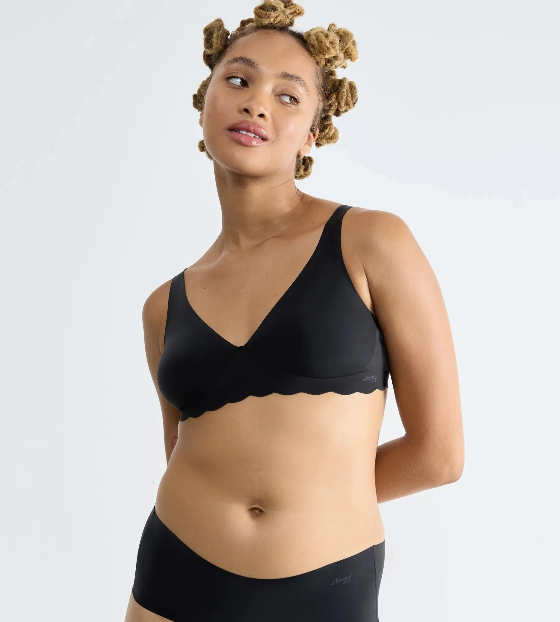 Sloggi Zero Microfibre 2.0 Soft-Bh, BüGellos, Unterbrustband, FüR Damen, Schwarz, XL