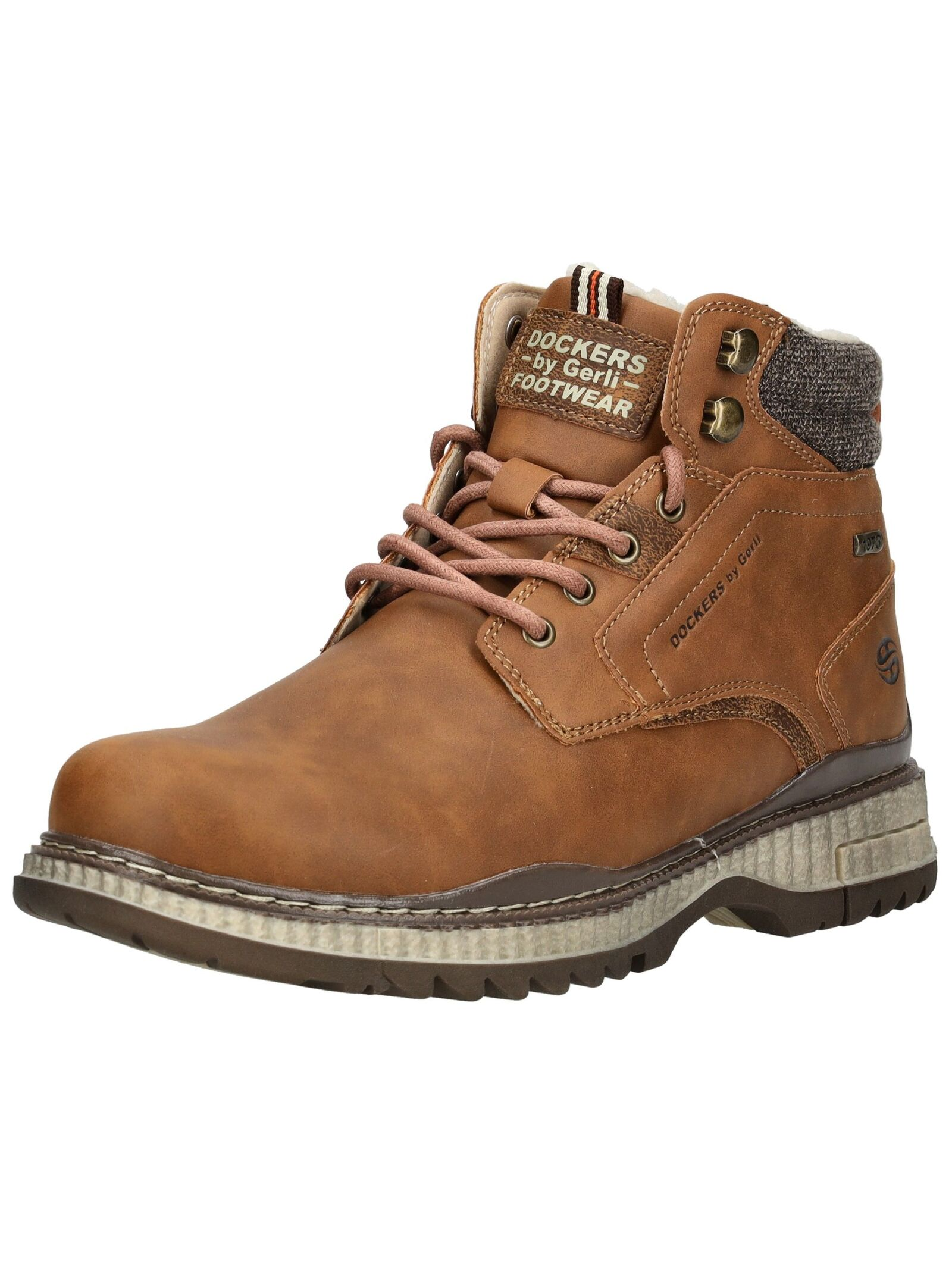 Dockers® By Gerli Lederimitat Stiefelette, Braun, 41
