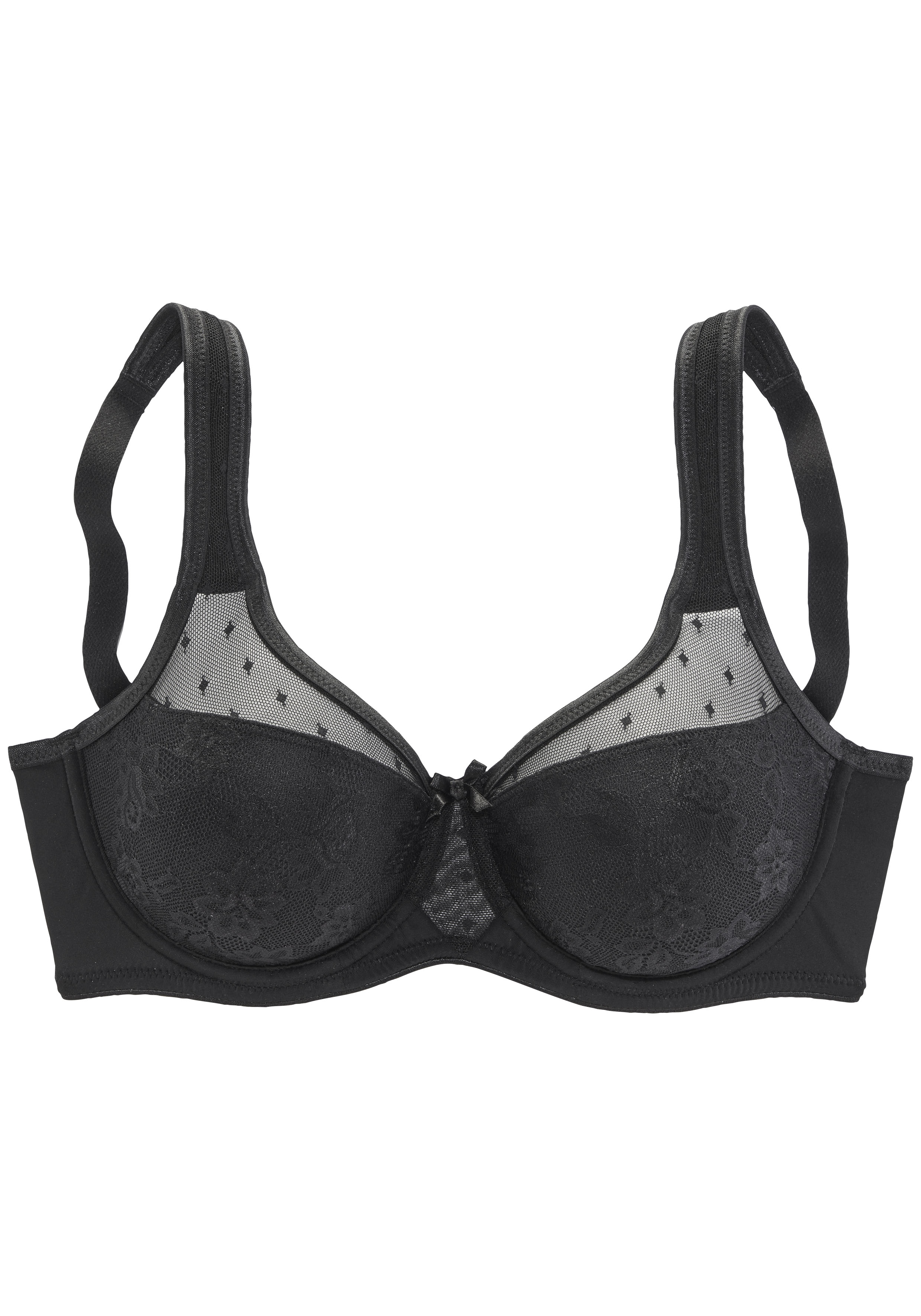Lascana Nuance Minimizer-Bh, FormbüGel, Spitzen-Details, FüR Damen, Schwarz, 85D