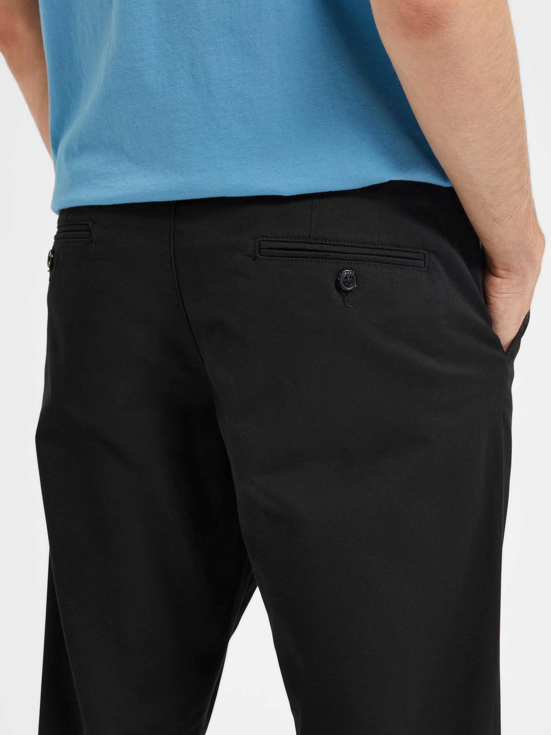 Selected Chinohose "Miles", Slim Fit, FüR Herren, Schwarz, 30/32