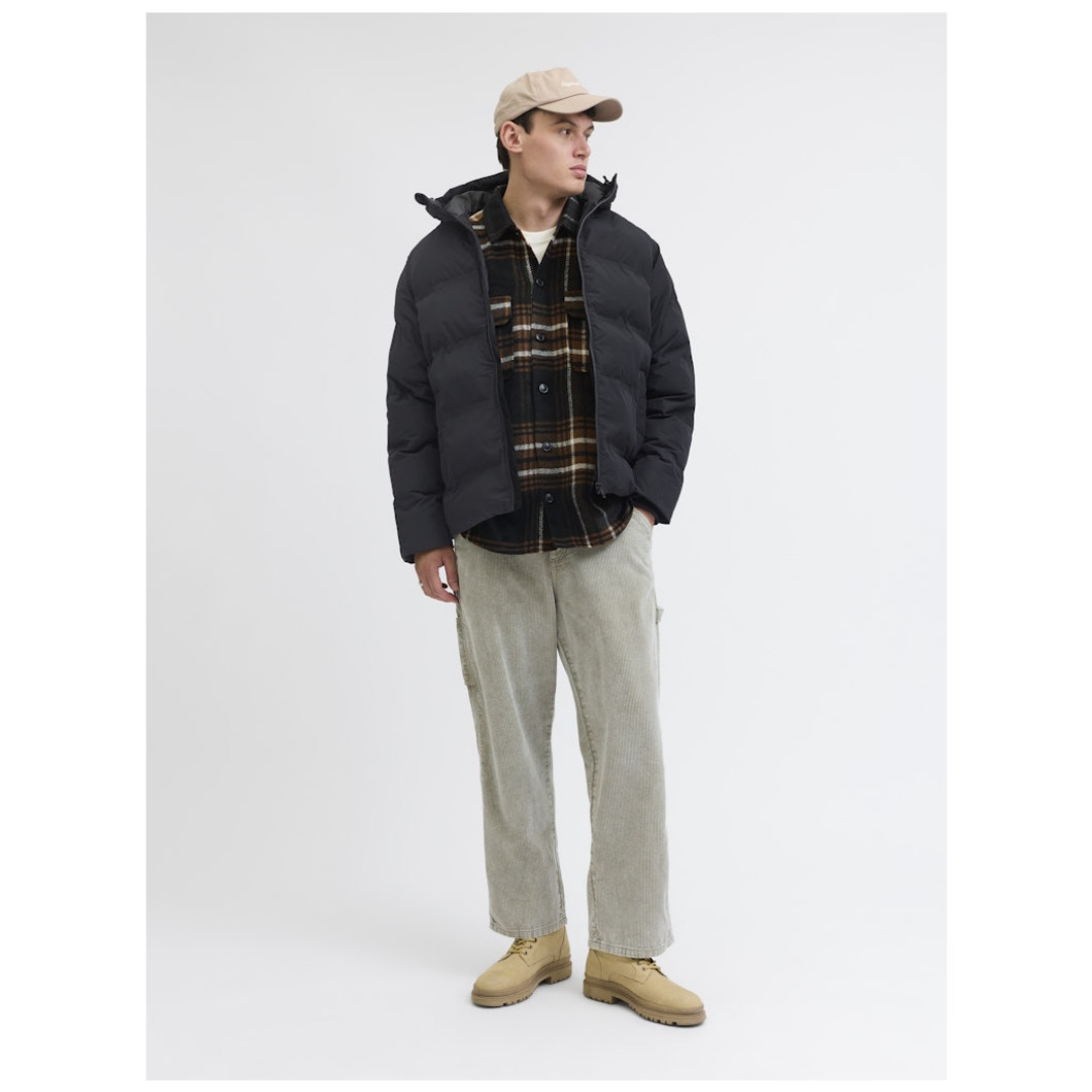 Originals by Jack & Jones Pufferjacke "Esoho", Stehkragen, Kapuze, FüR Herren, Schwarz, XL