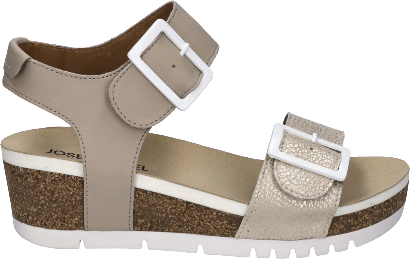 Seibel Sandaletten "Quinn 02", Keilabsatz, Leder, FüR Damen, Beige, 41