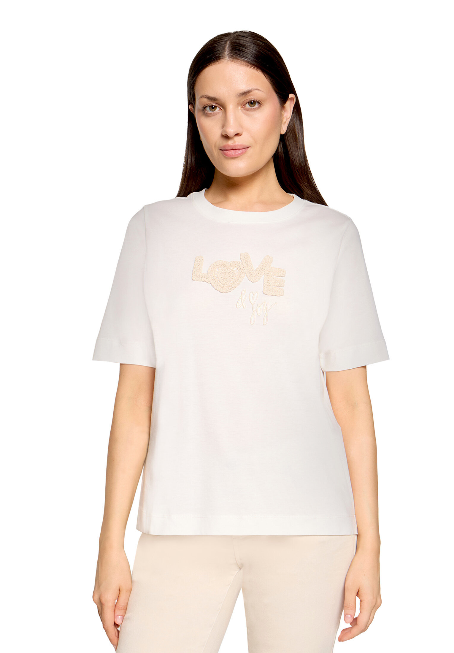 Cartoon Shirt, Baumwolle, FüR Damen, Weiß, 40