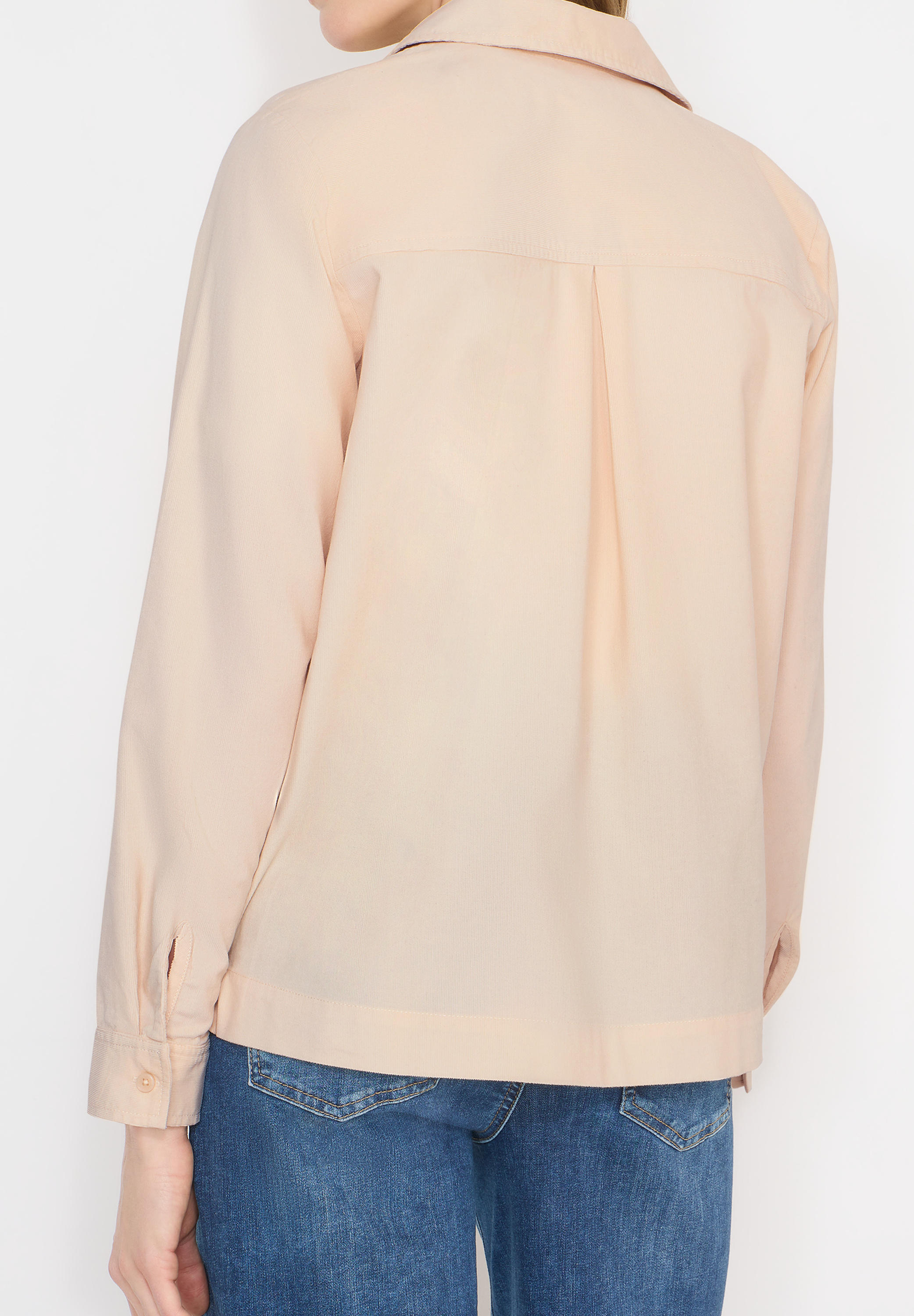 Cecil Hemdbluse, Brusttasche, FüR Damen, Beige, Xl