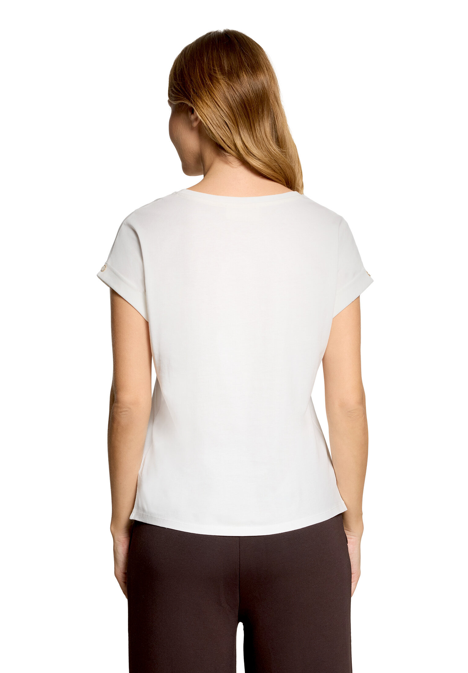 Cartoon Shirt, Baumwolle, FüR Damen, Weiß, 46