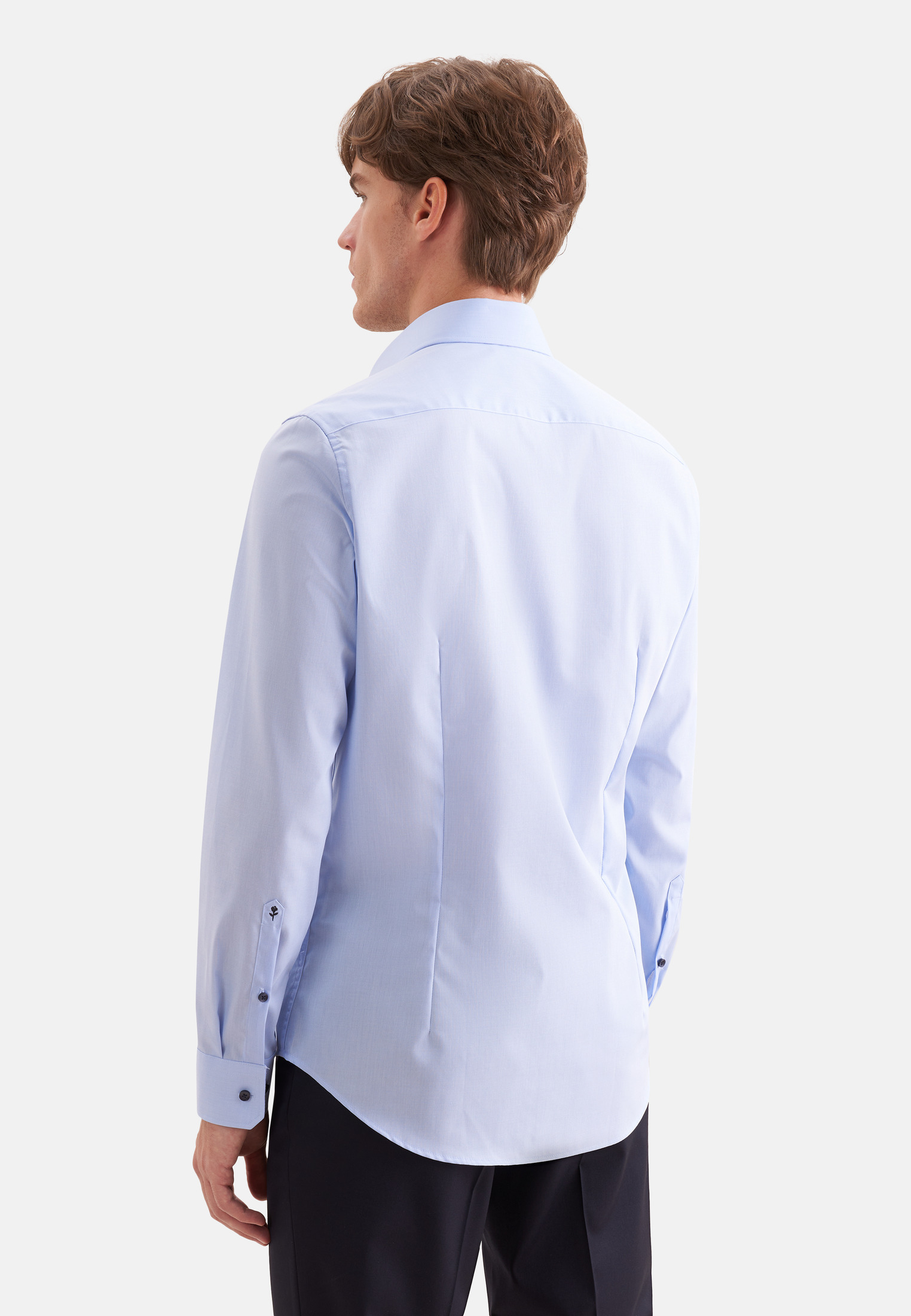Seidensticker Business Hemd Schwarze Rose, Blau, 41