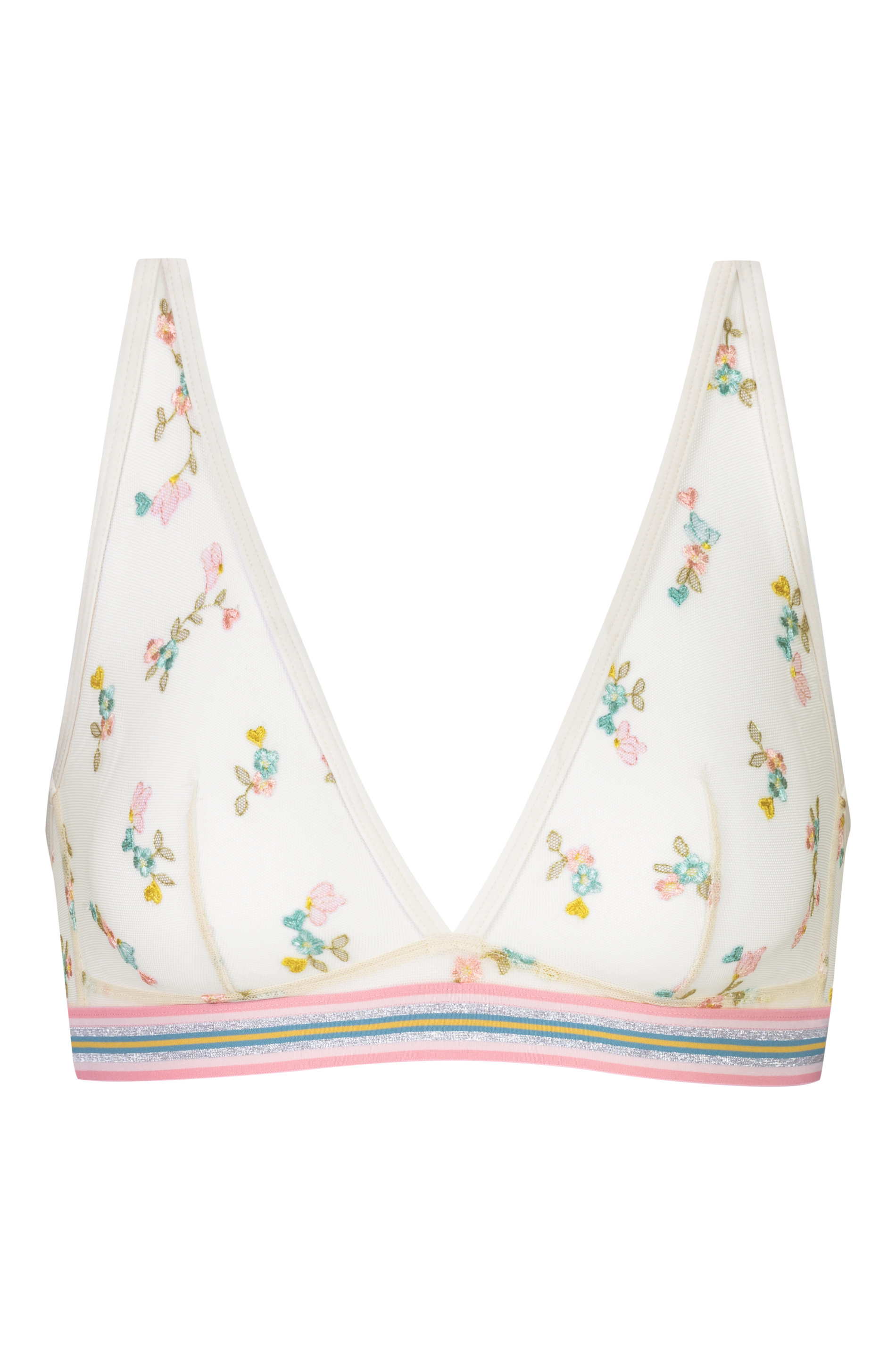 Mey Triangel-Bh Flowery, Stickerei, FüR Damen, Beige, S