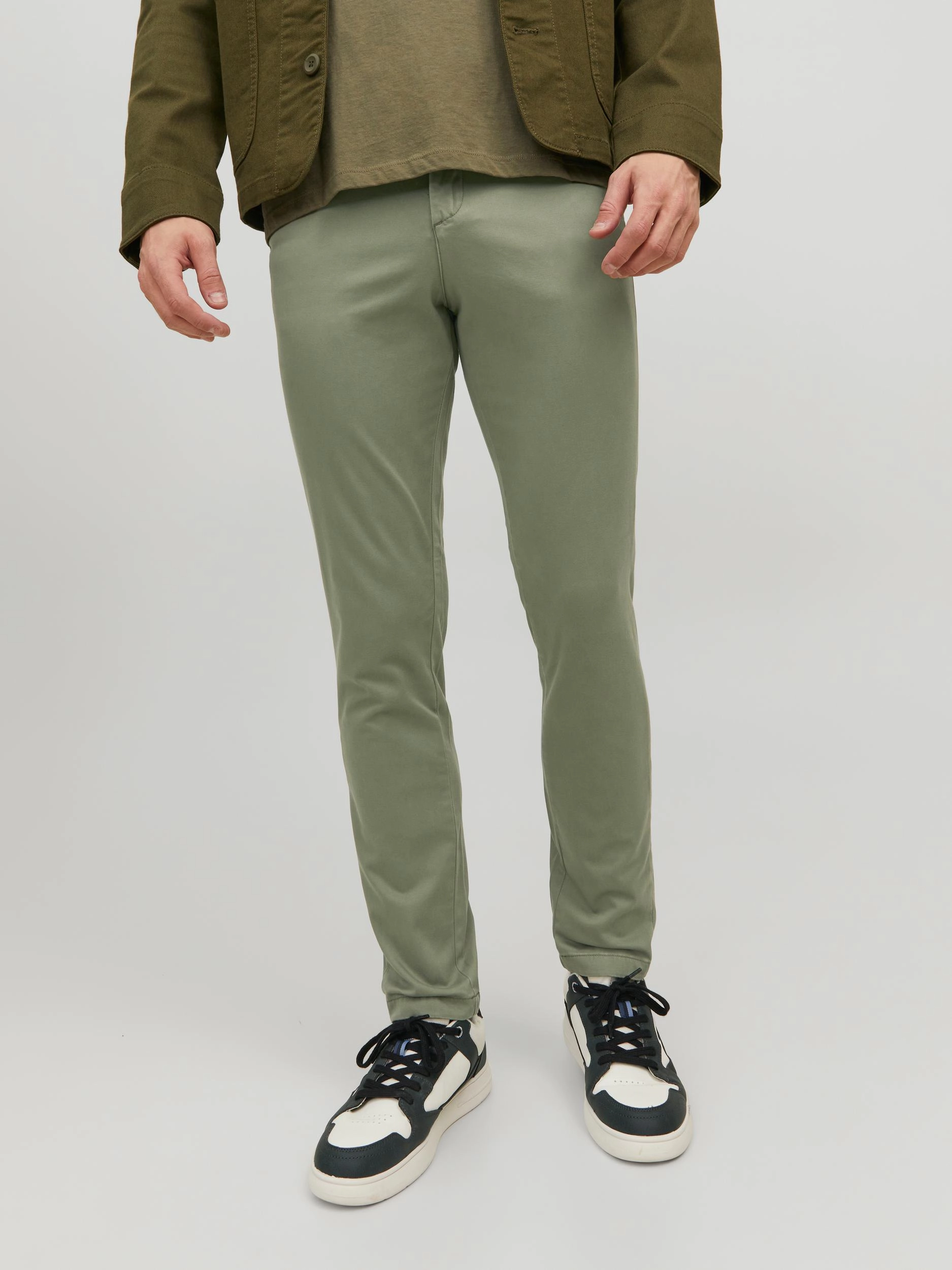 Originals By Jack & Jones Chinohose, Slim-Fit, FüR Herren, GrüN, 30/34