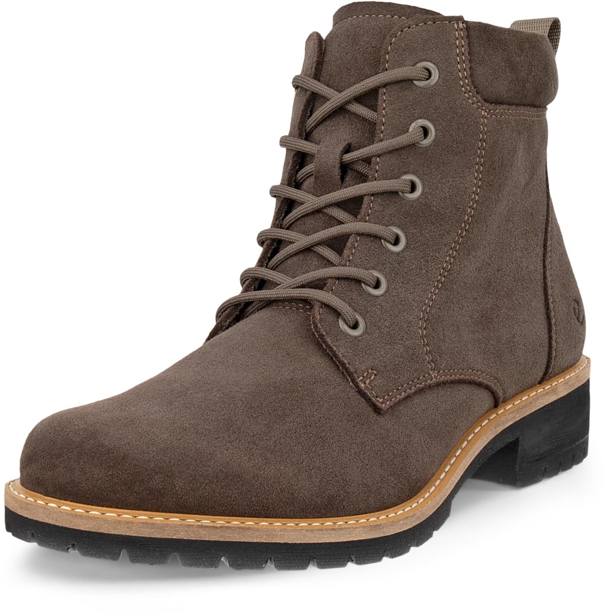 Ecco® Stiefelette, SchnellschnüRsystem, FüR Damen, Braun, 38