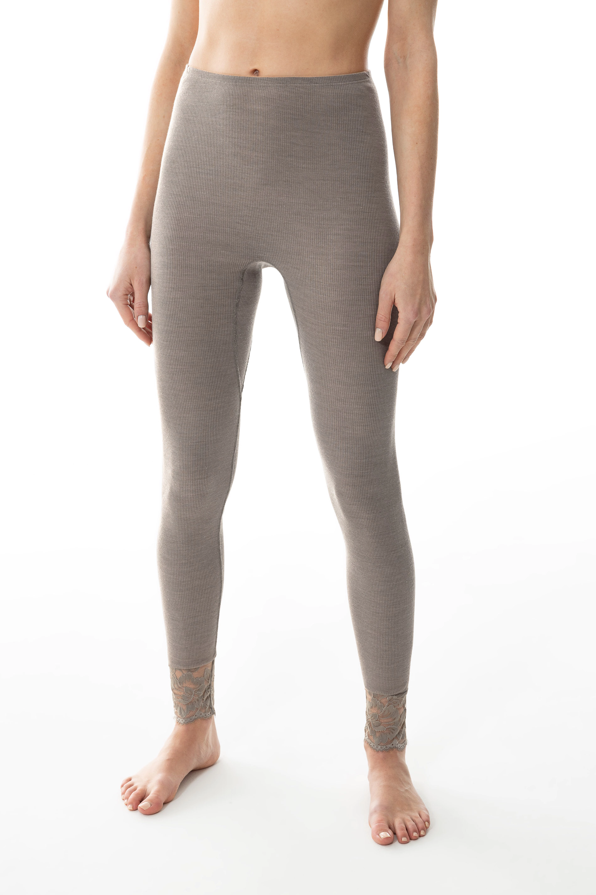 Mey Pants, Langes Bein, Komfortbund, Spitze, FüR Damen, Grau, 48/50