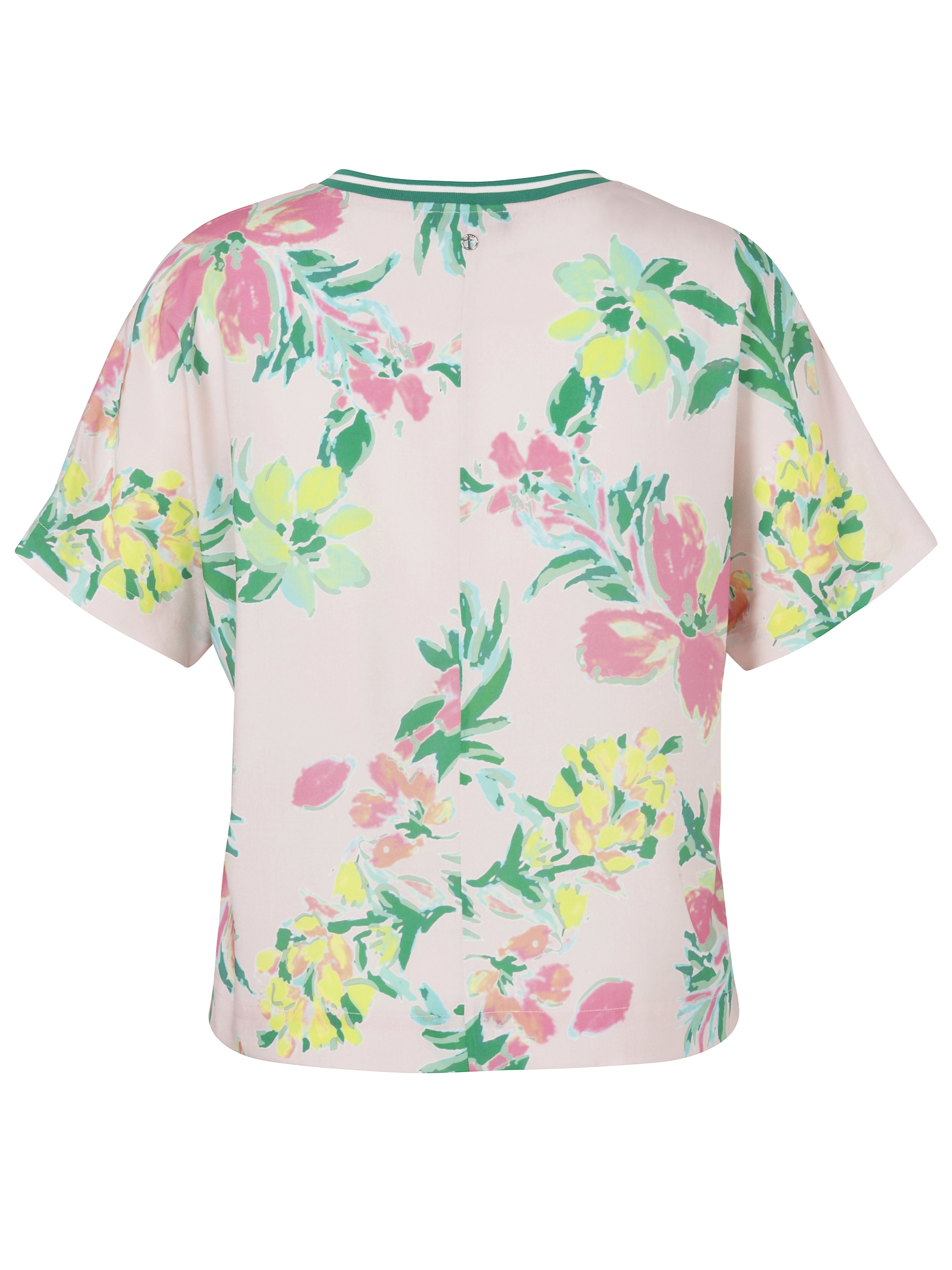 frapp Shirtbluse, Split-Neck, FüR Damen, Rosa|GrüN, 46