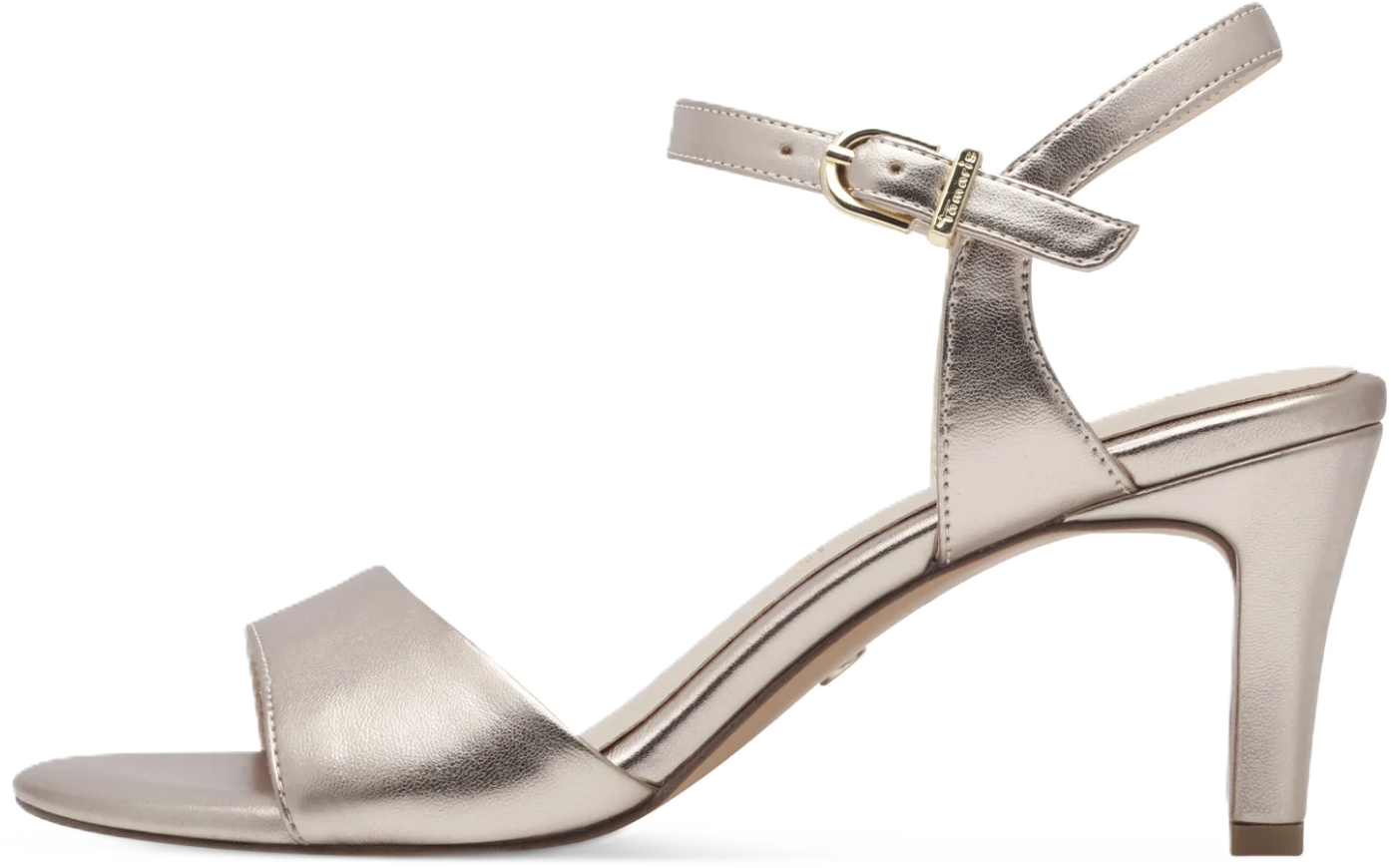 tamaris Sandalette, DornschließE, FüR Damen, Gold, 37