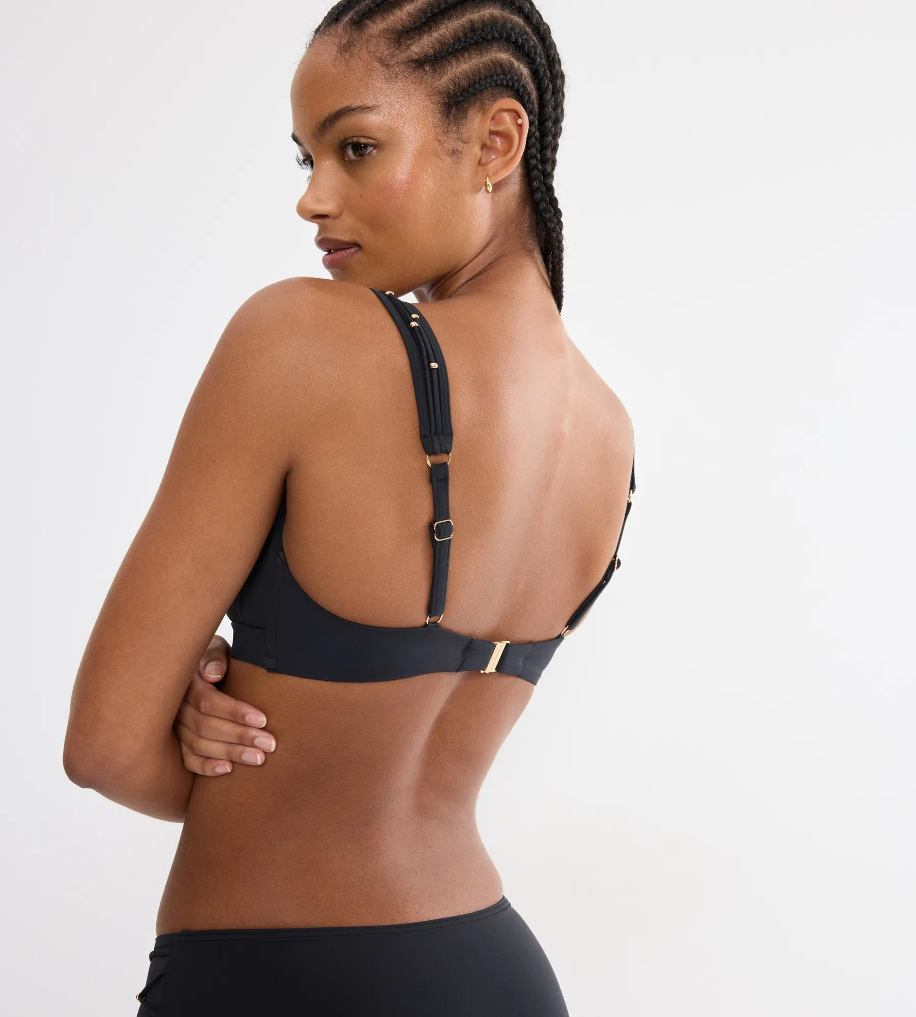 Triumph Bustier Bikini-Oberteil Palina Love By The Sea, Perlen, FüR Damen, Schwarz, 40 B
