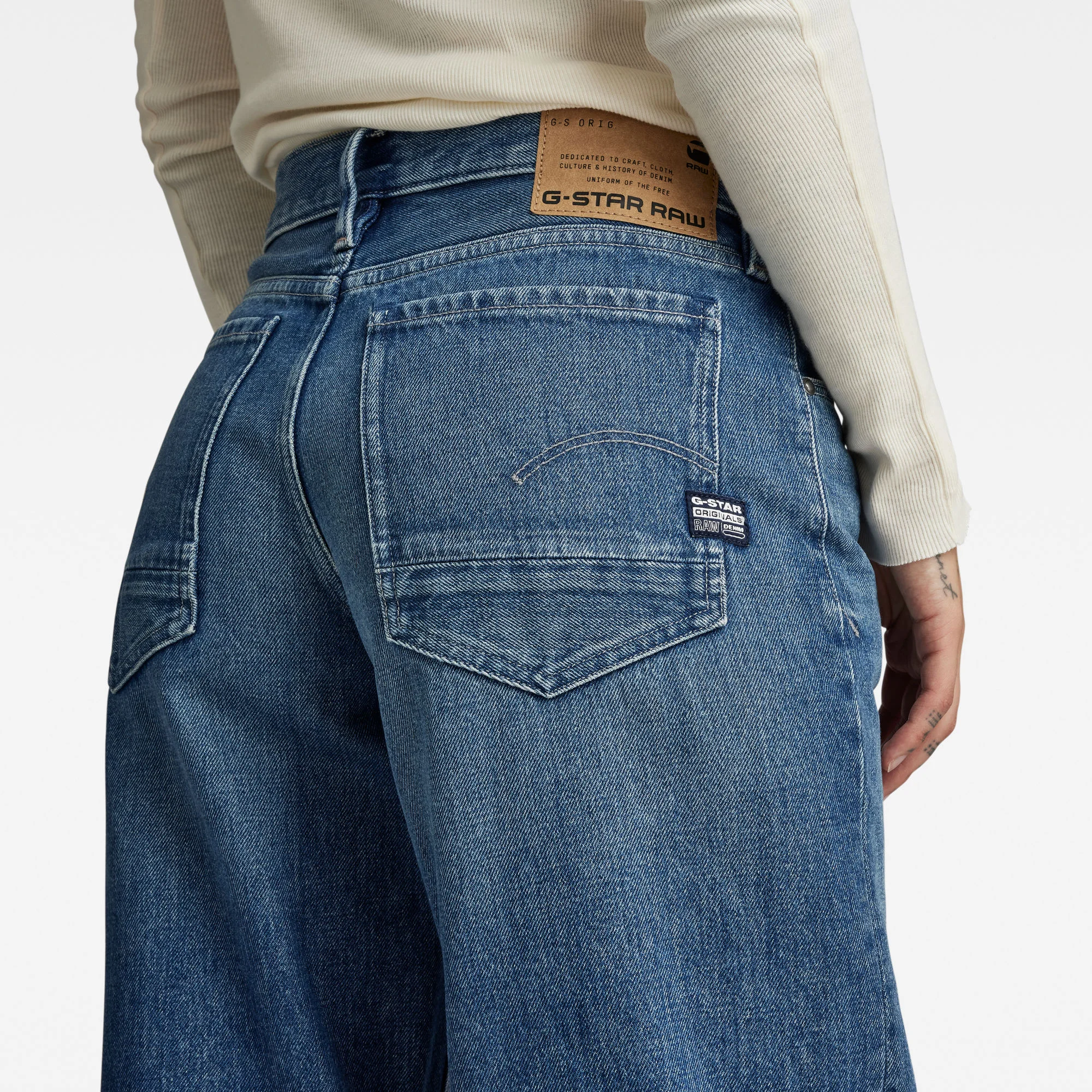 G-STAR Raw Jeanshose "Judee", Eingrifftaschen, FüR Damen, Blau, 31/32