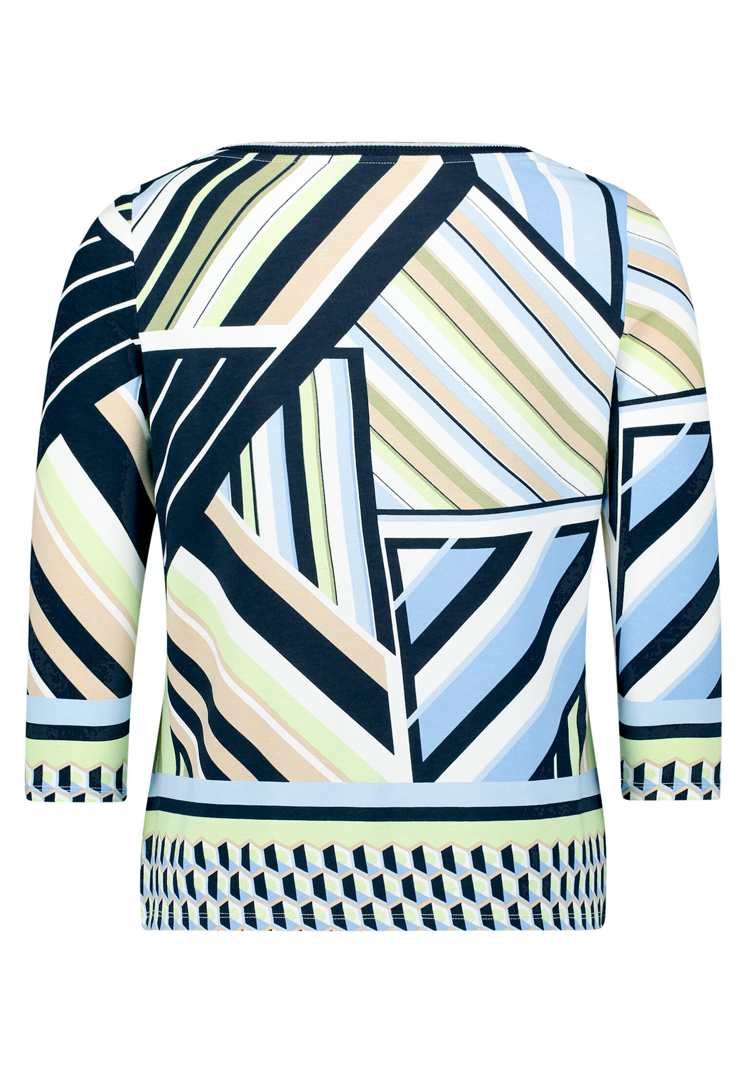 Betty Barclay Basic Shirt Mit Print, Blau, 42