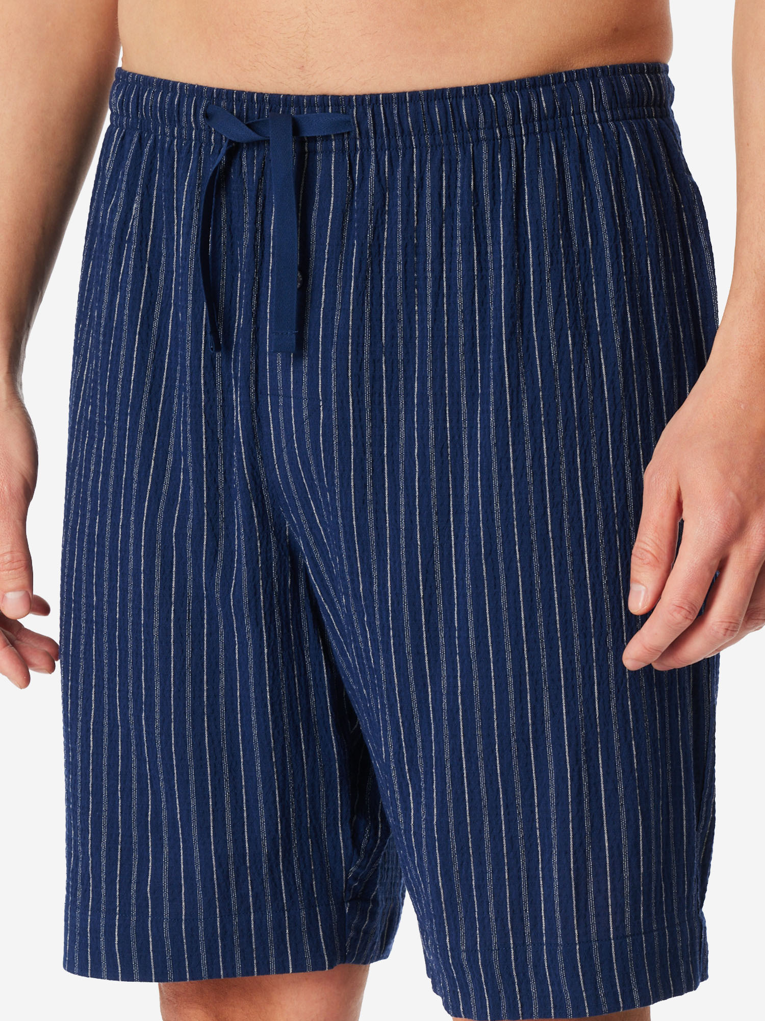Schiesser Schlafshorts, FüR Herren, Blau, 56