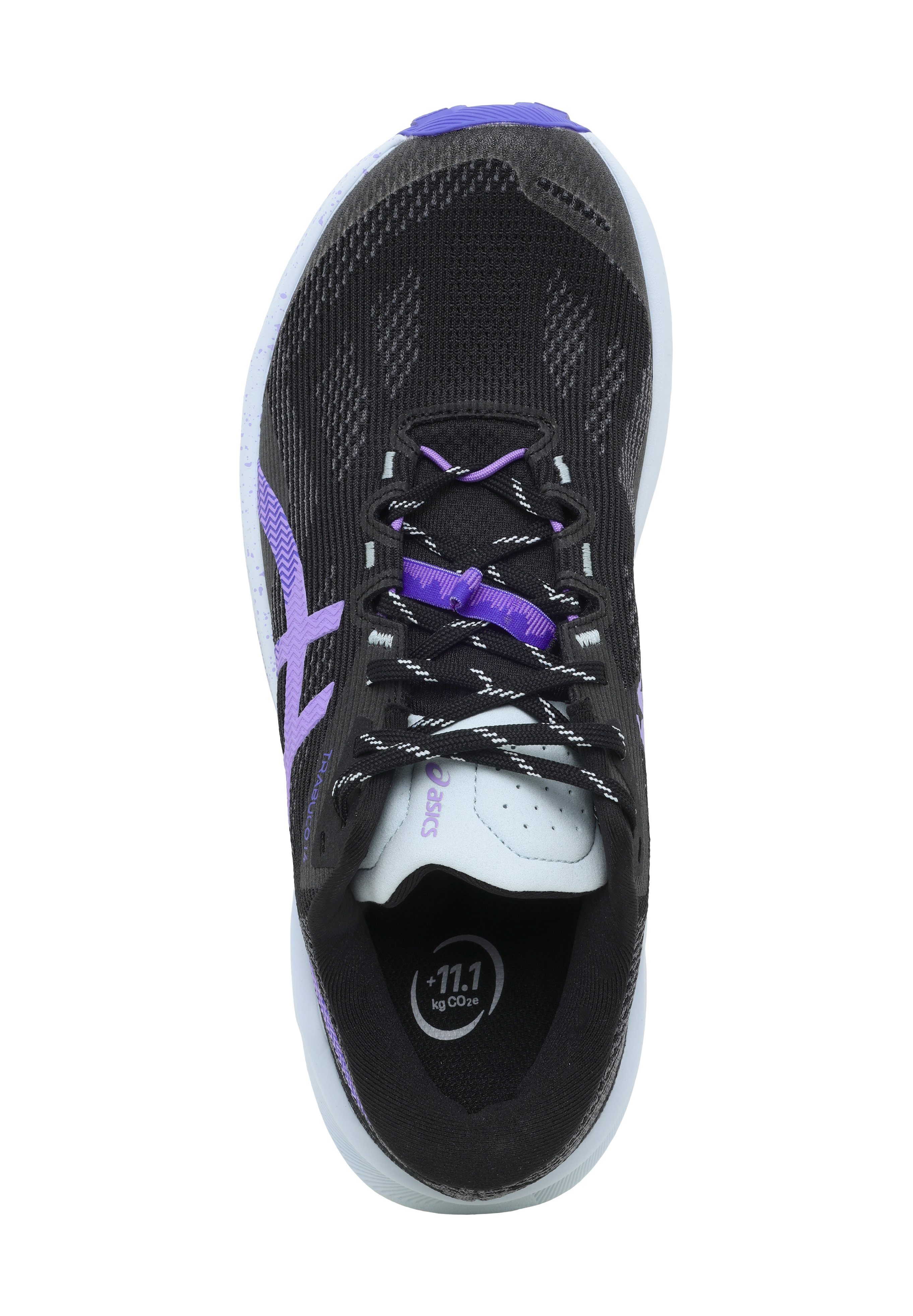 Asics Laufschuhe Trabuco, DäMpfend, FüR Damen, Schwarz|Lila, 39