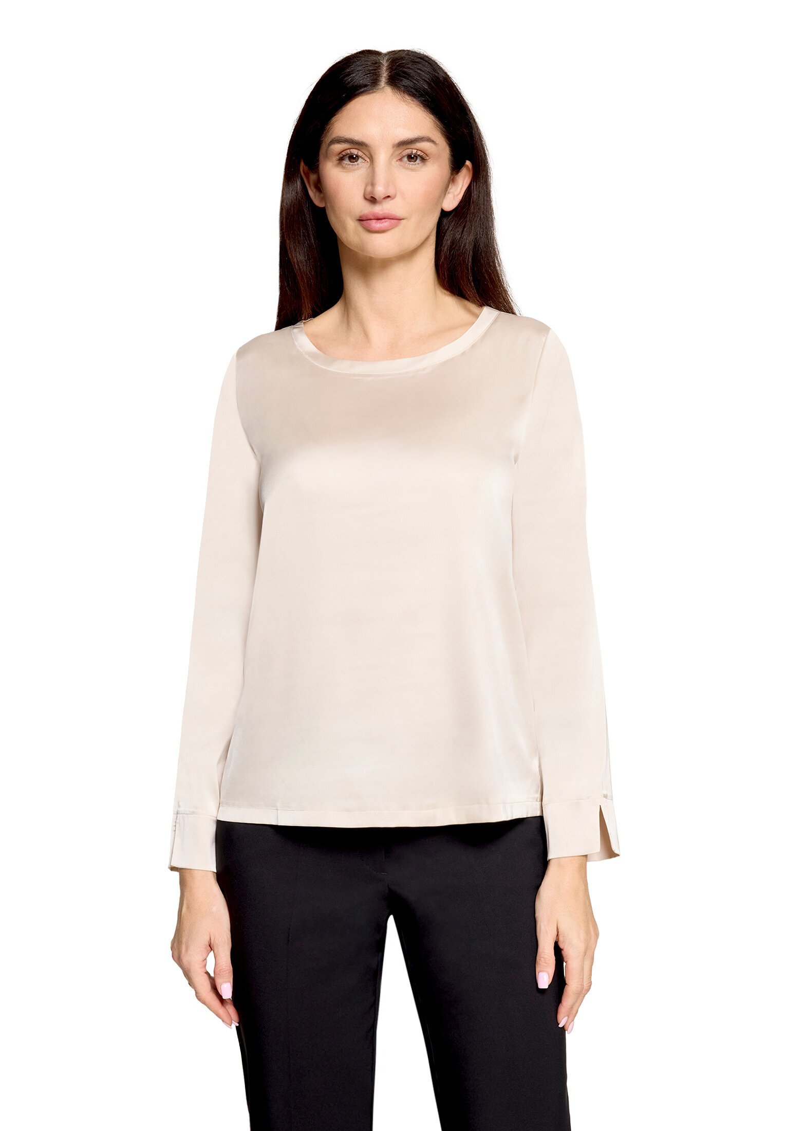 Betty Barclay 80181849_Bluse Kur, 9103 Silky Beige, 42, Beige, 42
