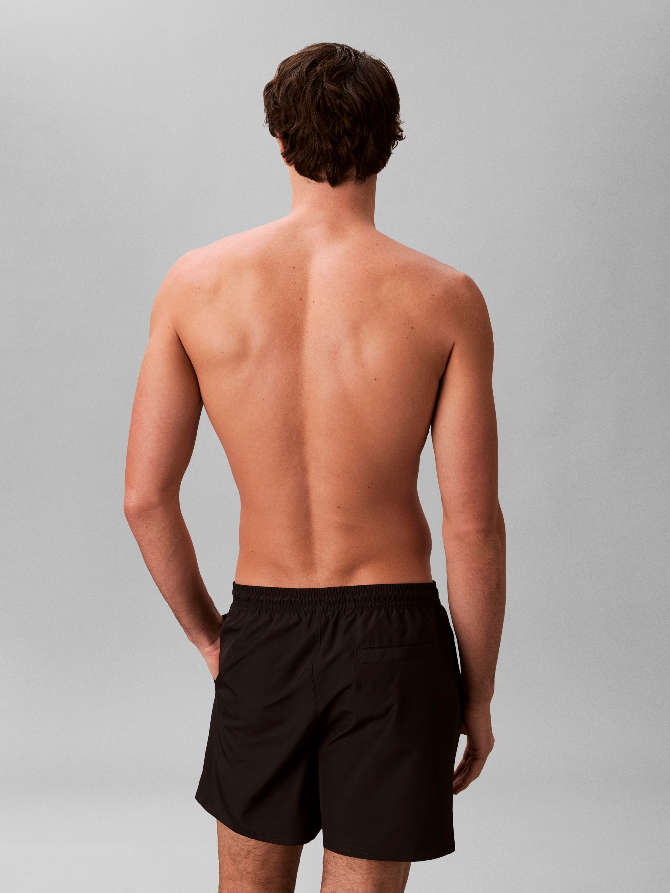 Calvin Klein Badeshort, Tunnelzug, FüR Herren, Schwarz, M