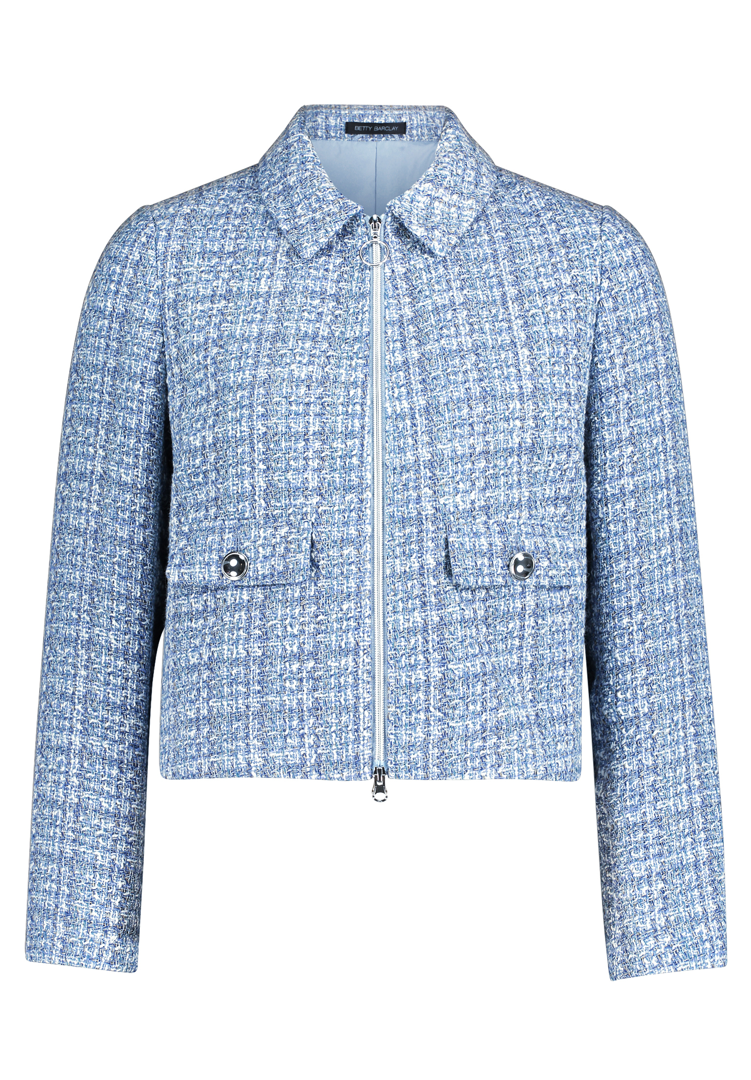 Betty Barclay Blazer-Jacke Langarm, Blau, 38