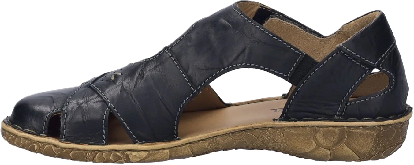 Seibel The Spririt Of Nature Sandalette "Rosalie 03", Leder, ZiernäHte, FüR Damen, Schwarz, 40