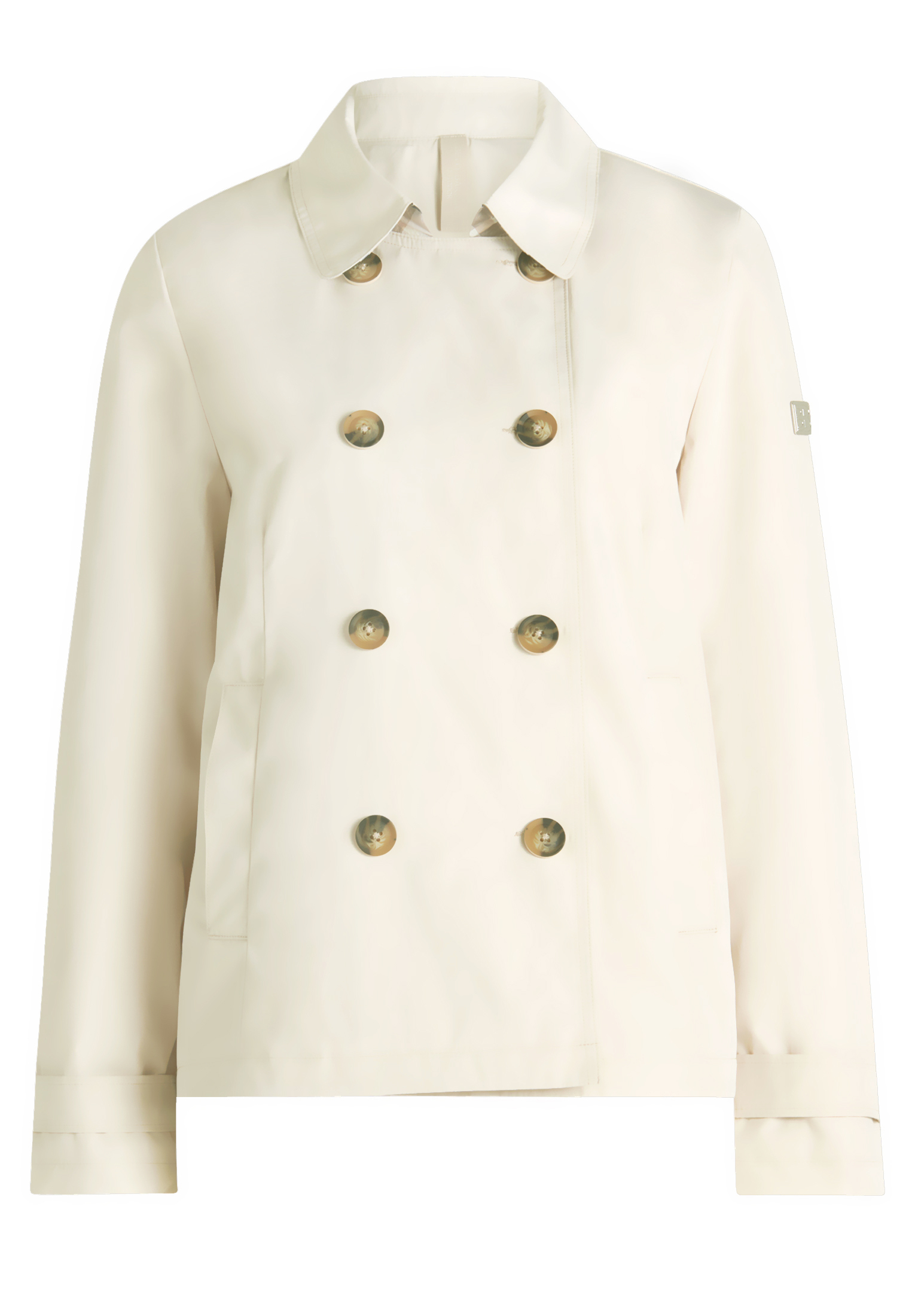 Betty Barclay Kurzmantel Mit Kragen, Beige, 40