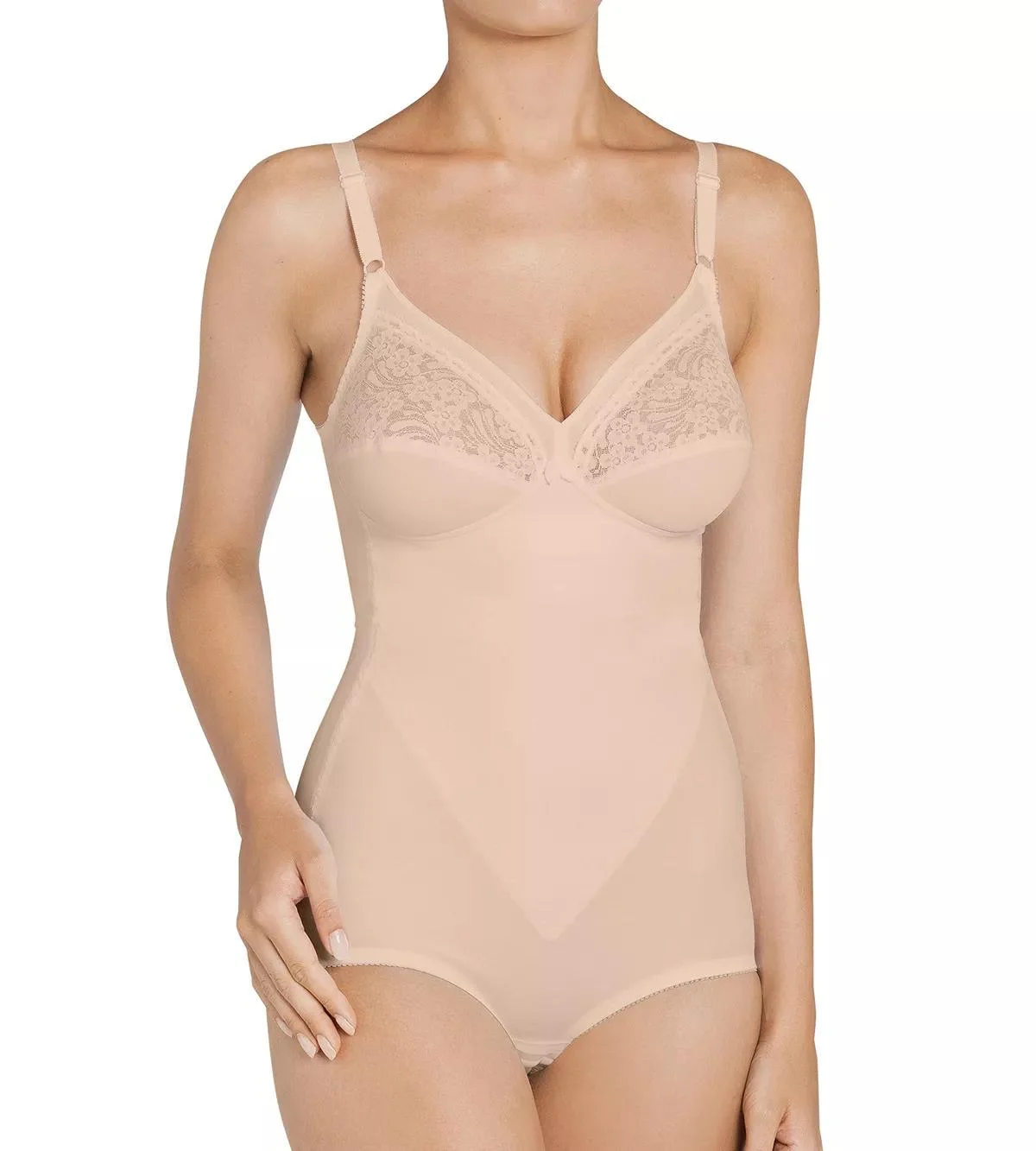 Triumph Shape Smart Body, Spitze, Atmungsaktiv, FüR Damen, Beige, 100B