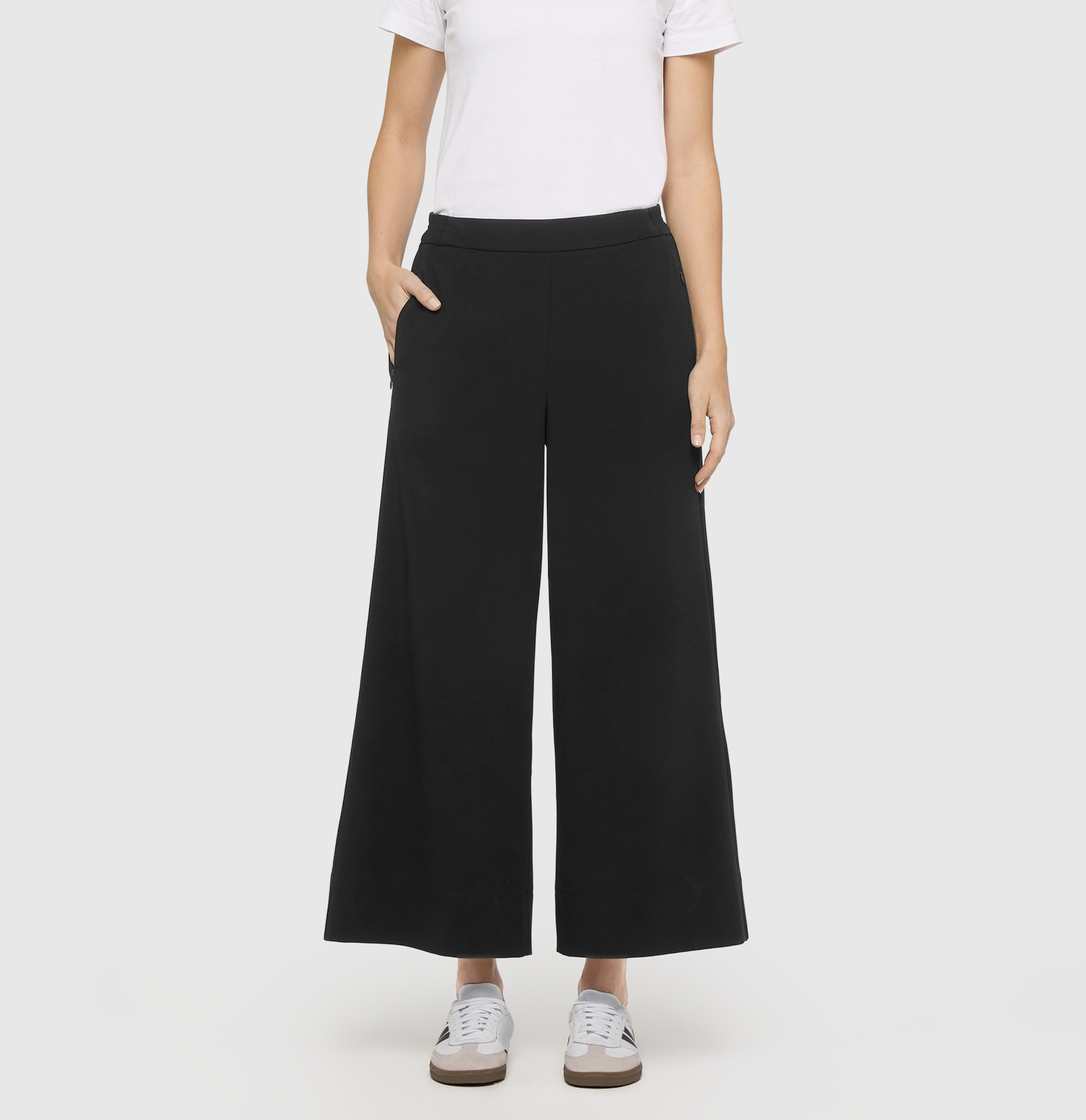 MAC Culotte Coralie, KnöChellang, FüR Damen, Schwarz, 36