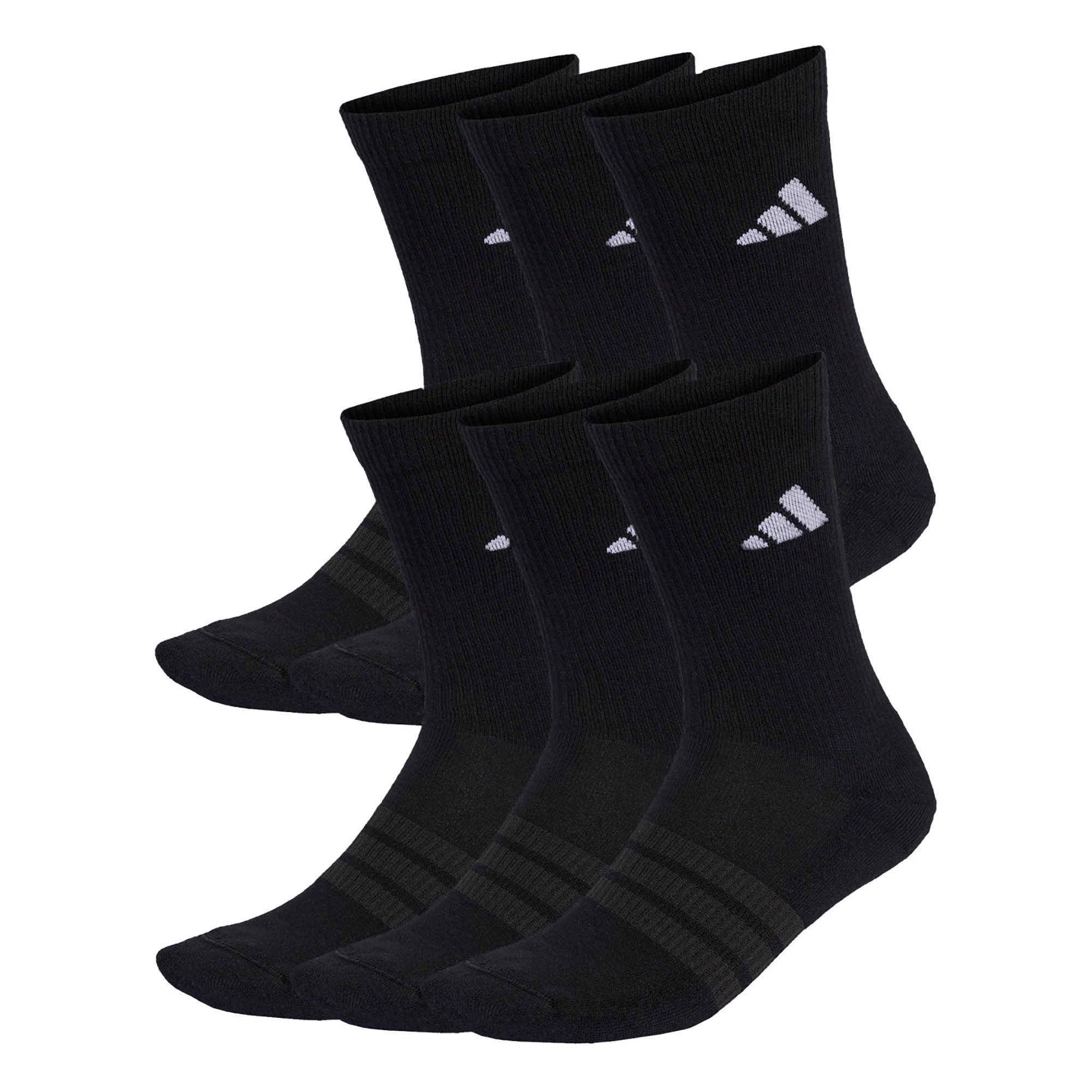 Adidas StrüMpfe, 6Er Pack, FüR Herren, Schwarz, L