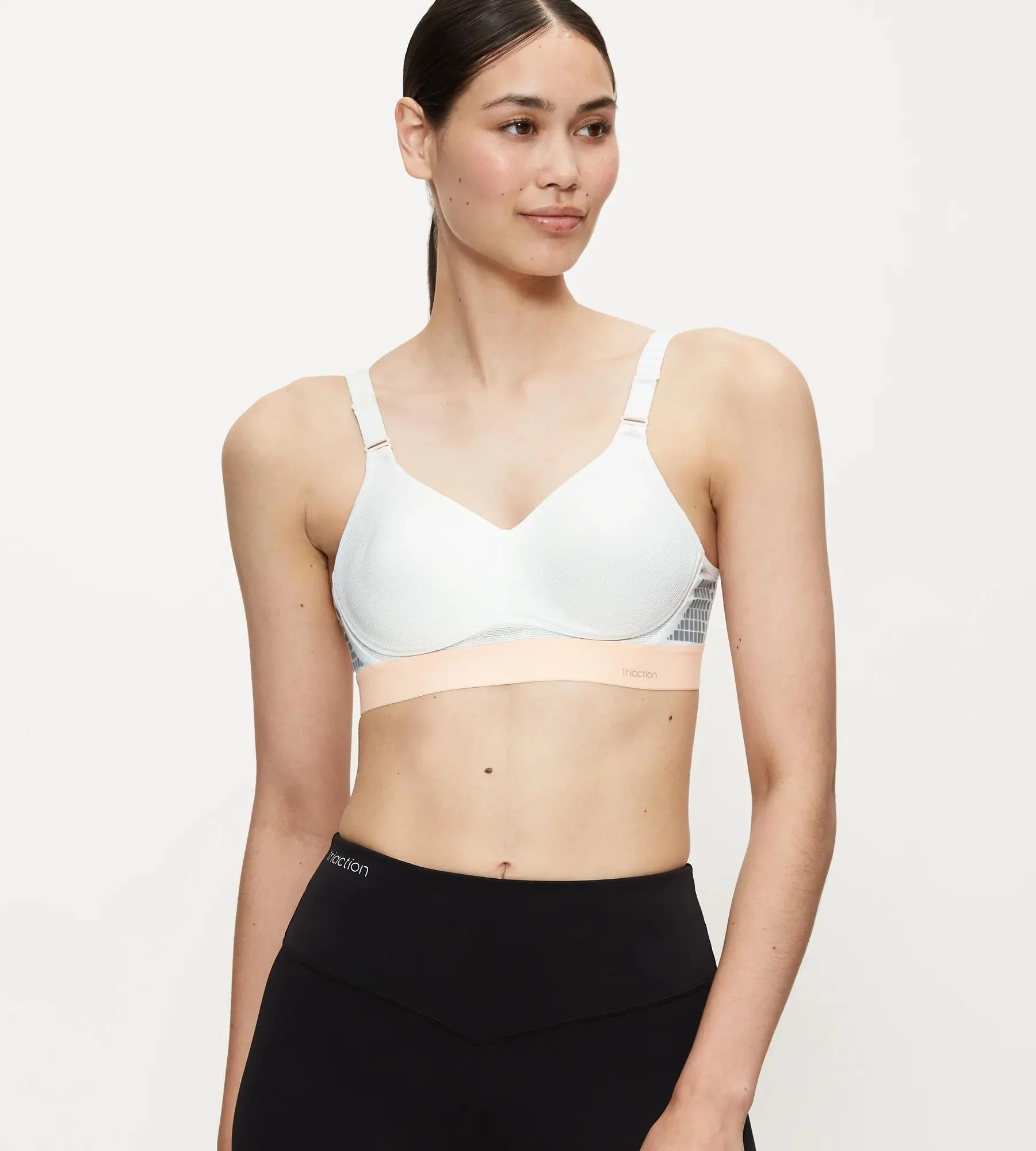 Triumph Hybrid Lite Sport-Bh, Extreme Bounce Control, Atmungsaktiv, FüR Damen, Weiß, 75D