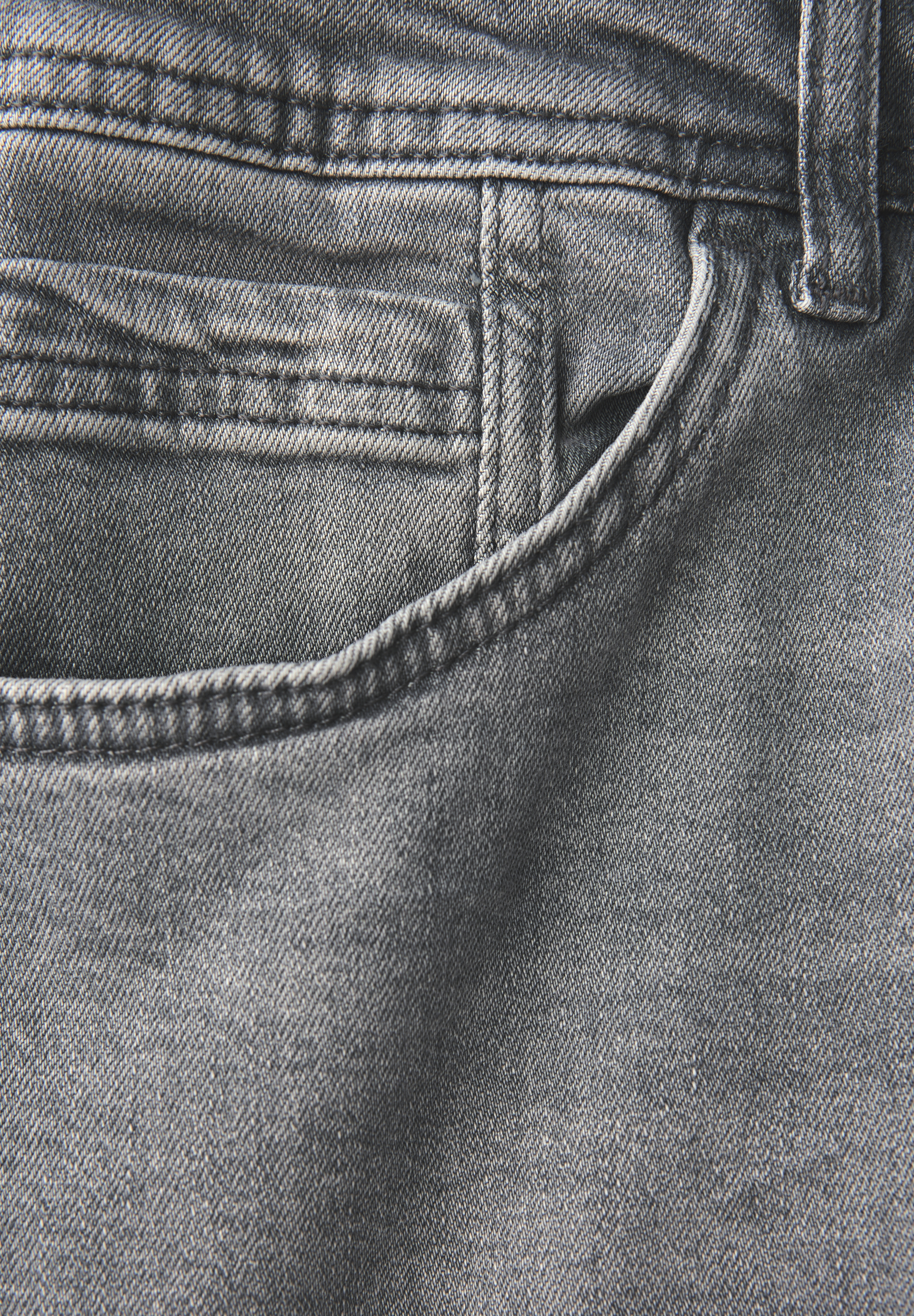 Street One Men Jeanshose, 5-Pocket, FüR Herren, Grau, 34/32