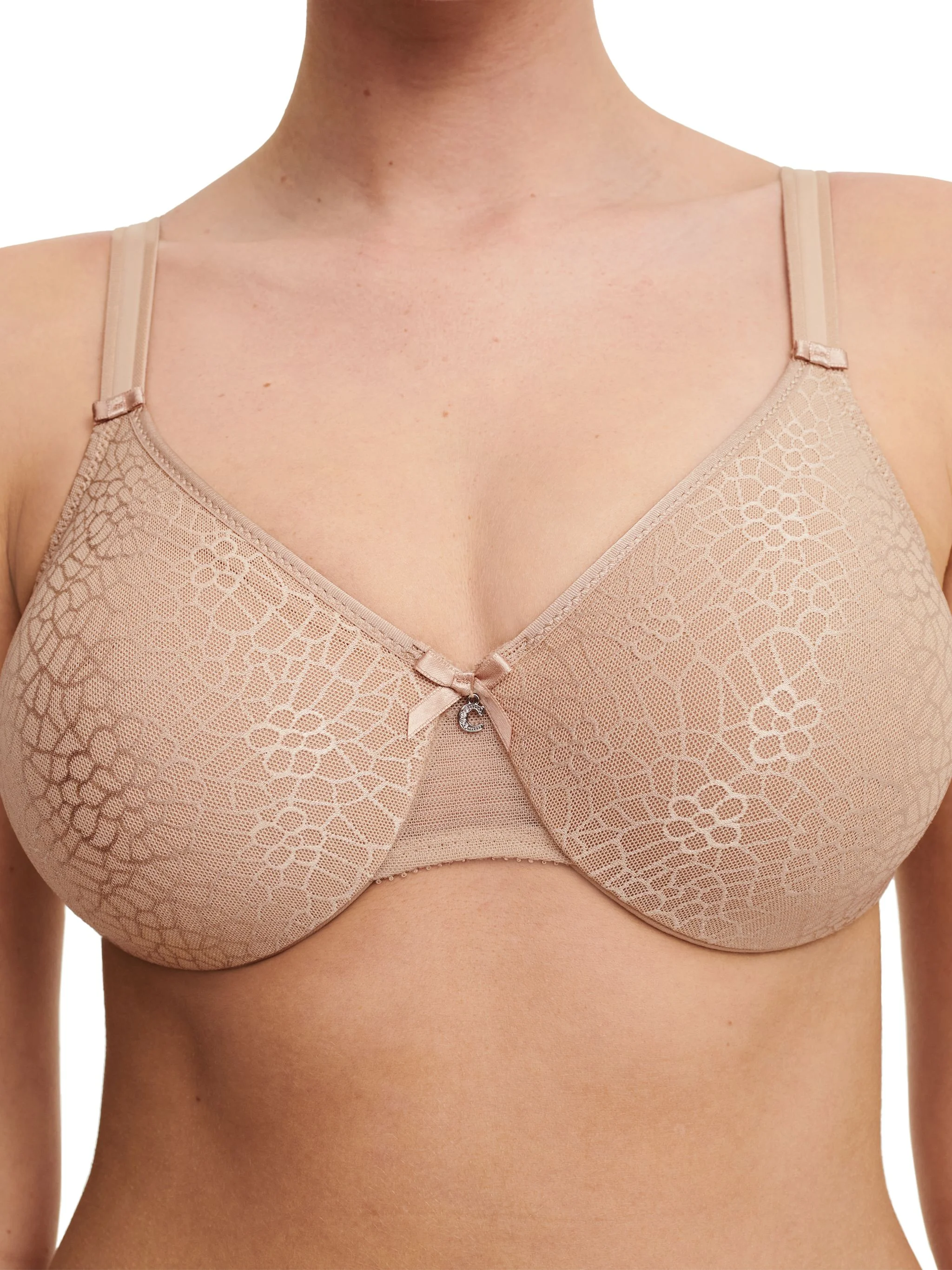Chantelle Magnifique Chant Minimizer-Bh, Jaquard, Nahtlos, FüR Damen, Beige, 80D