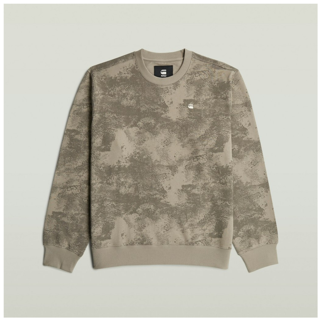 G-STAR Raw Sweatshirt, Rundhals, FüR Herren, Grau|Braun, L