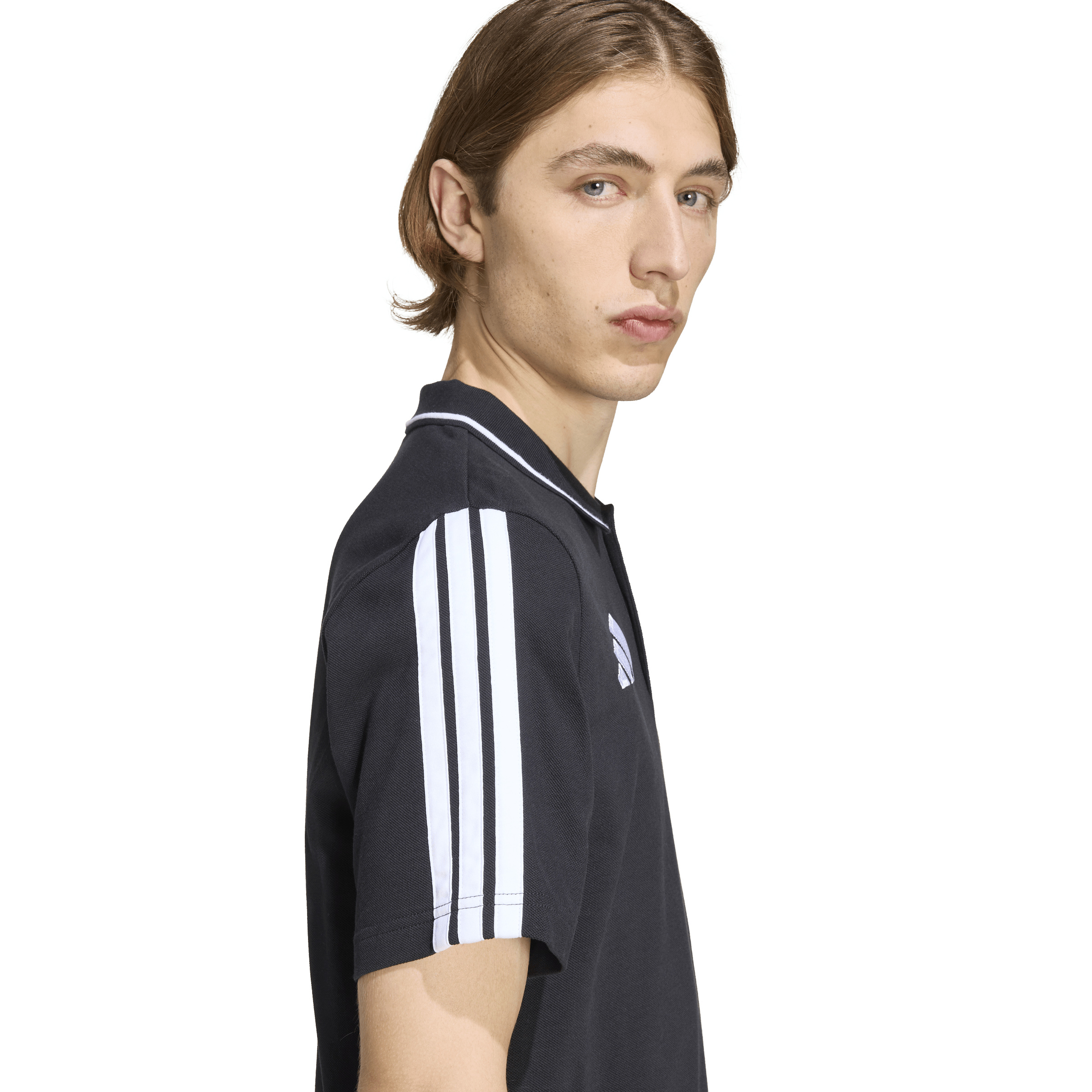 Adidas Poloshirt WM 2026, Knopfverschluss, Schwarz, XL