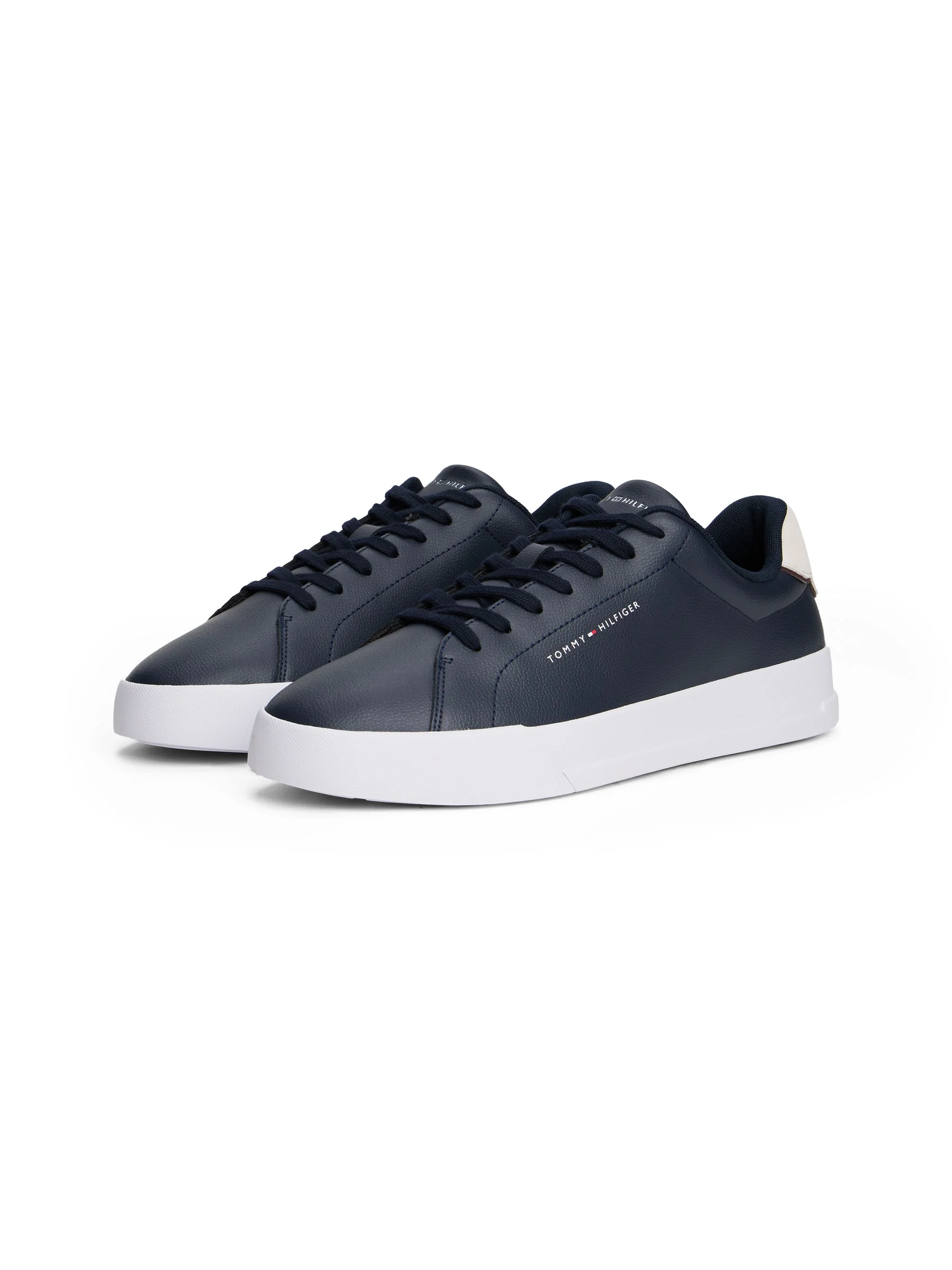 Tommy Hilfiger Sneaker, Leder, FüR Herren, Blau, 45