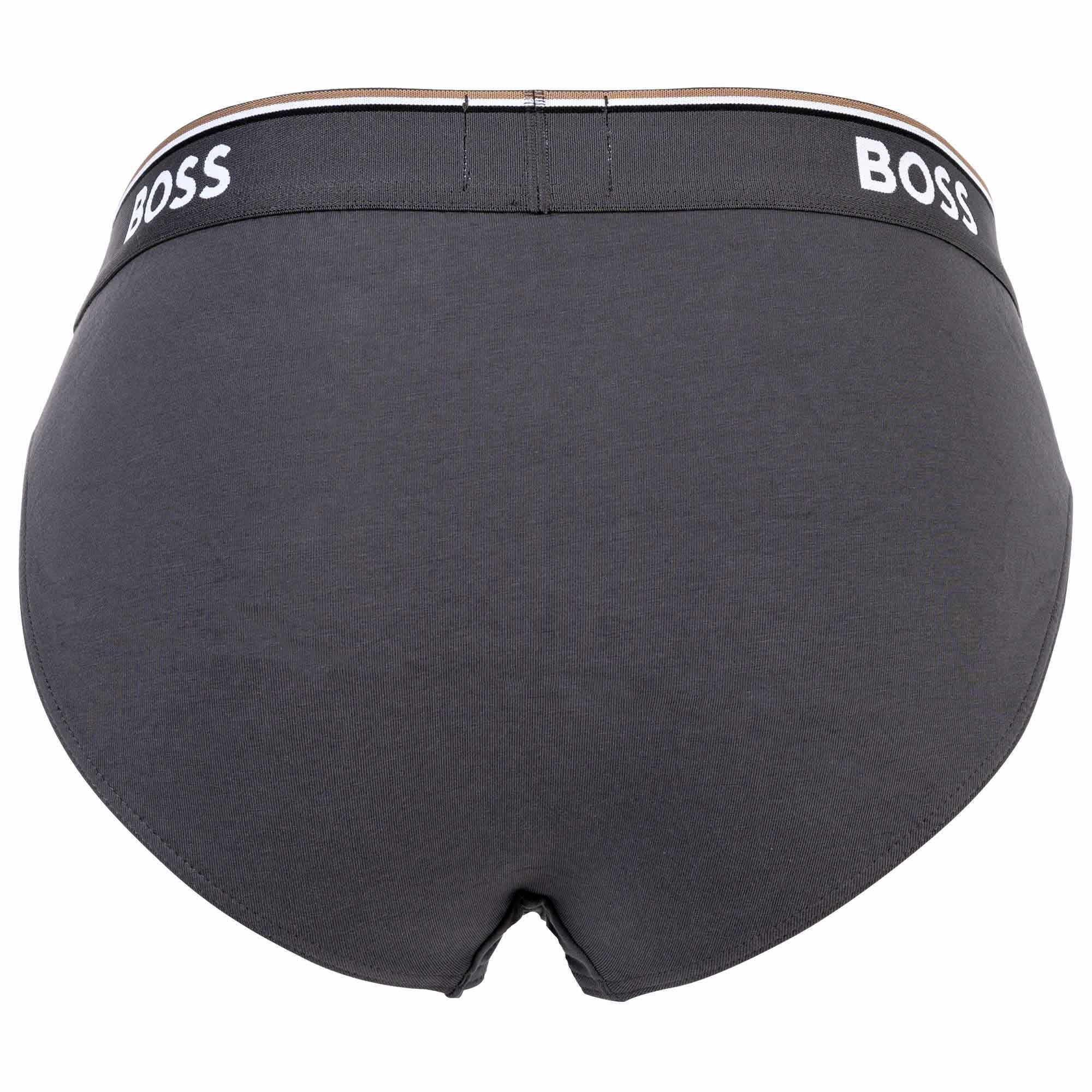 Boss Slip, 3Er-Pack, Baumwolle, FüR Herren, Blau|Grau, M
