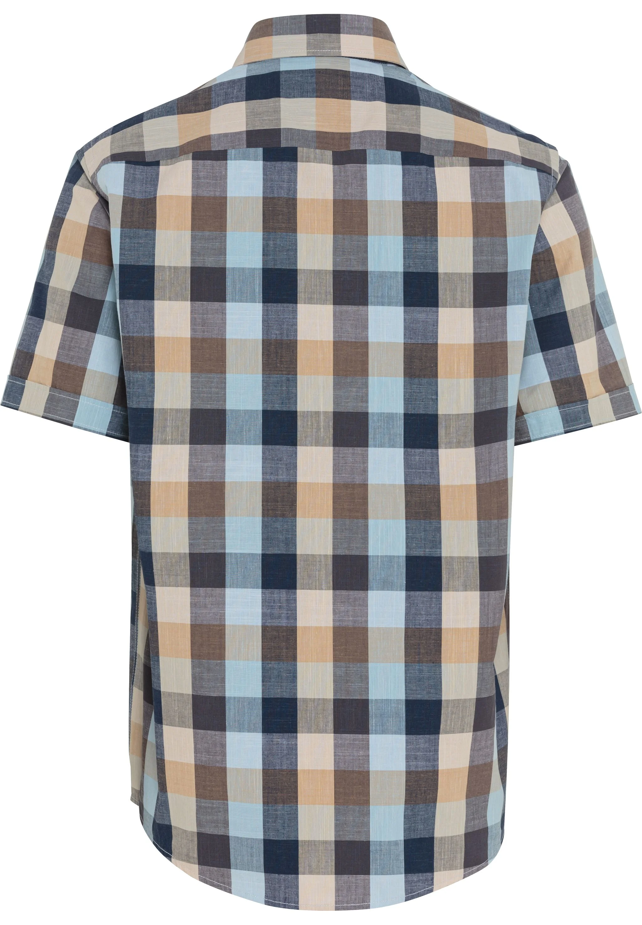 casamoda Freizeithemd, Comfort Fit, Halbarm, Button-Down-Kragen, FüR Herren, Blau, M