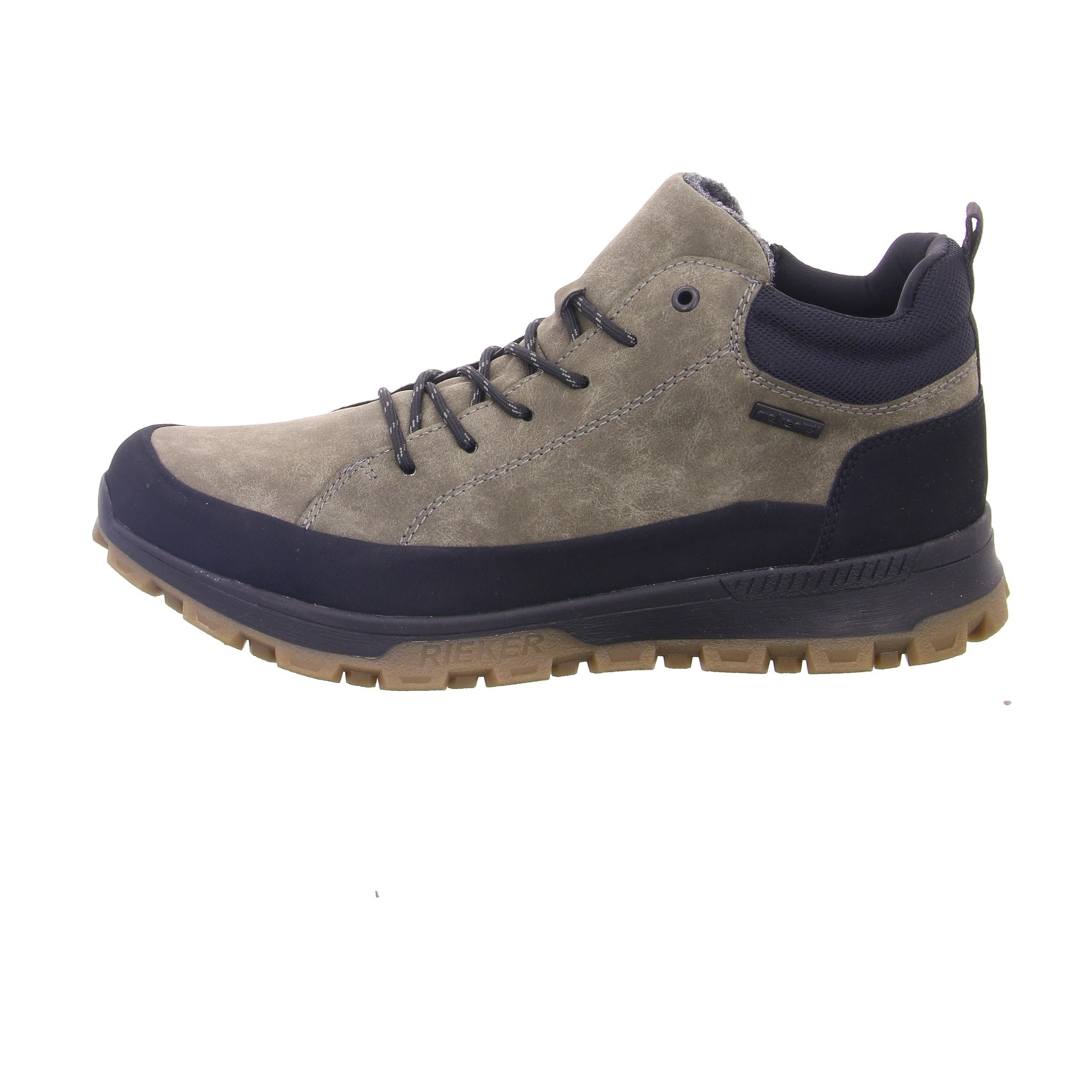 Rieker Lederimitat Stiefelette, Schwarz, 41