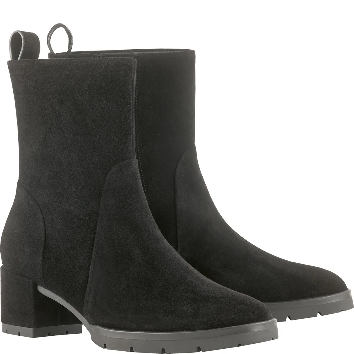 HōGl Stiefeletten, Leder, FüR Damen, Schwarz, 5 1/2