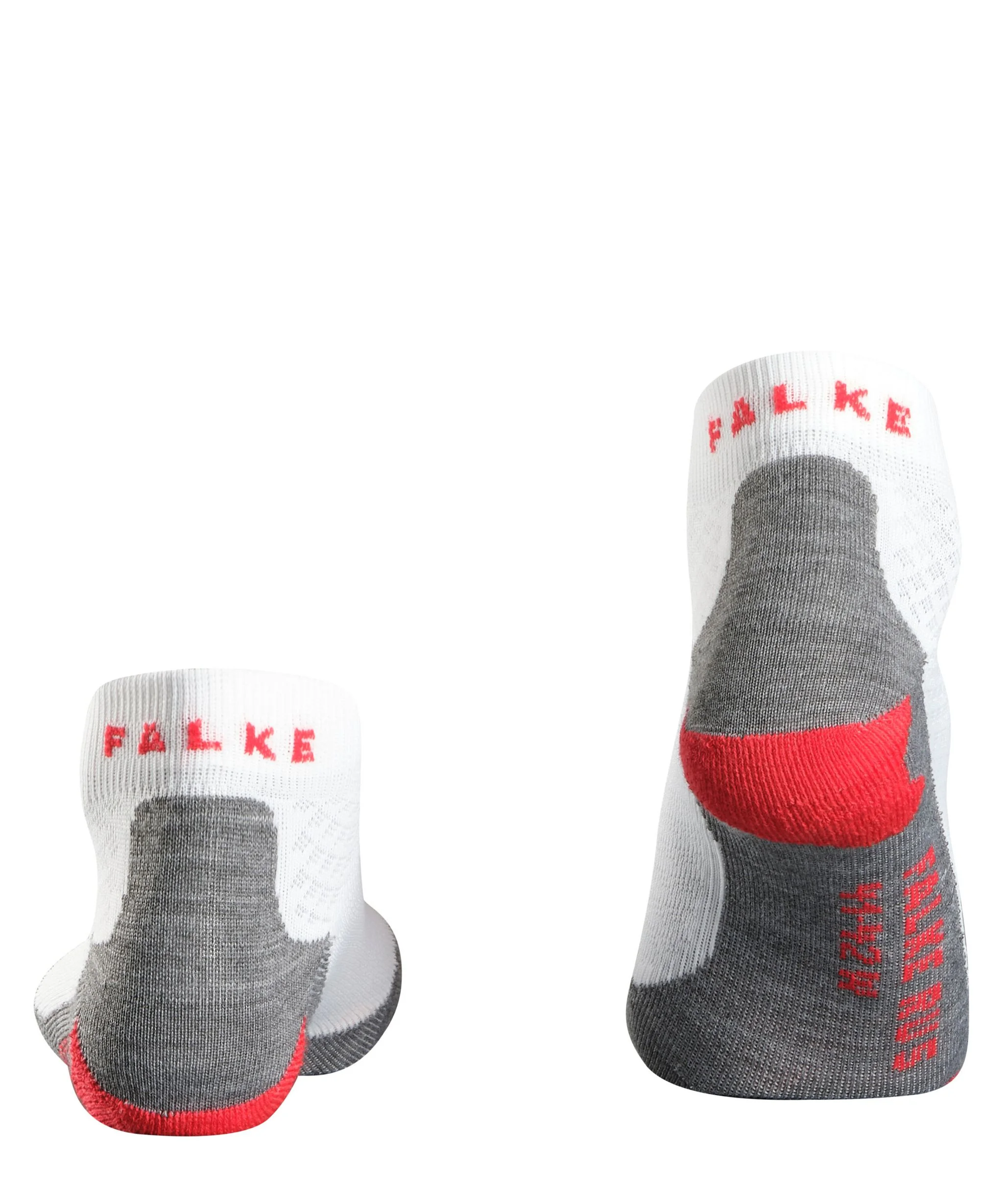 Falke RU5 Race Laufsocken, Leichte Polsterung, FüR Damen, Weiß|Grau, 37/38