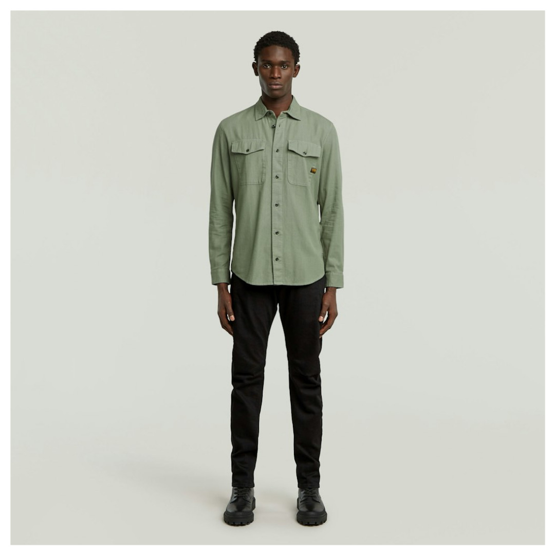 G-Star Raw Langarmhemd, Mehrfarbig, M