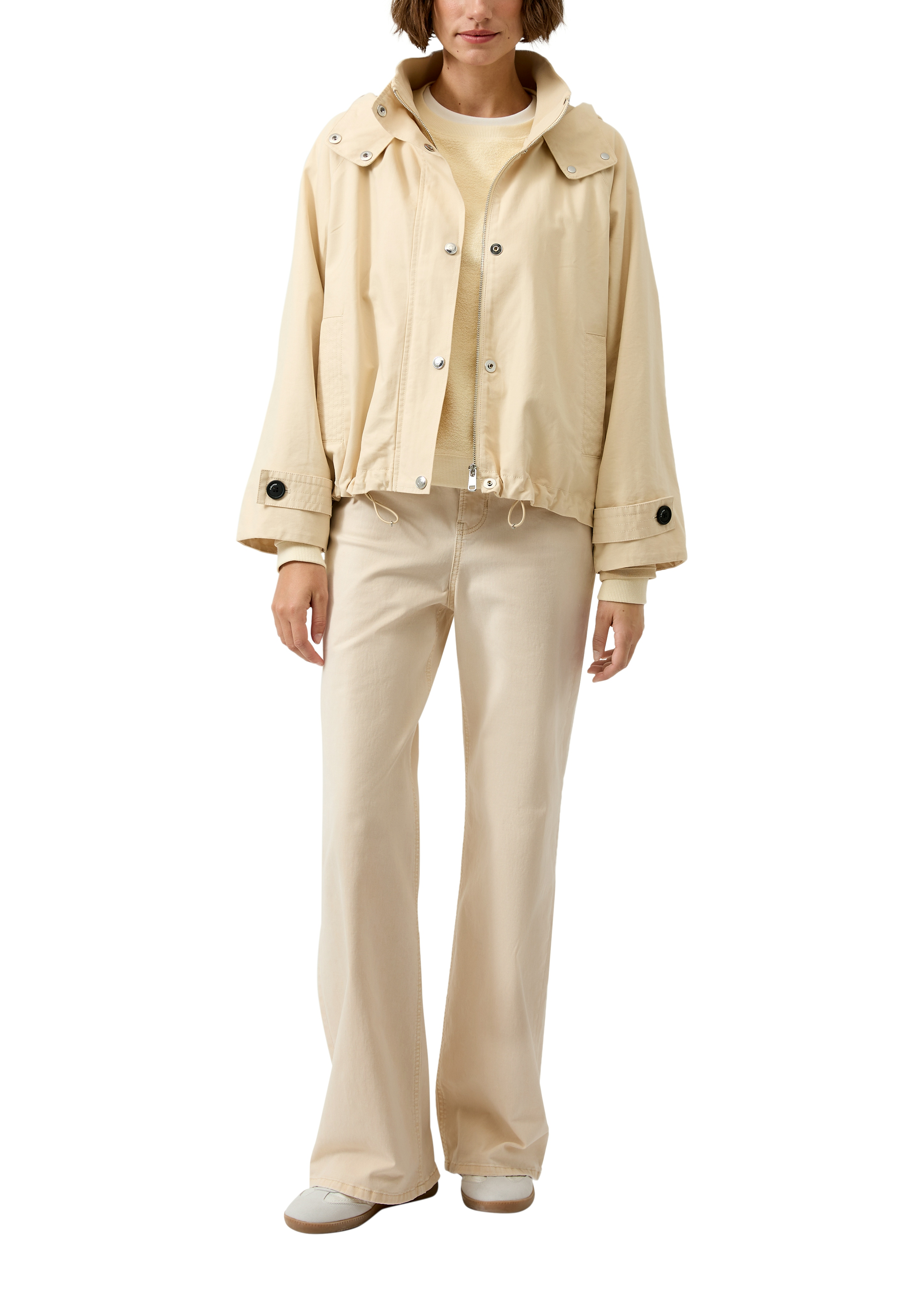 S.Oliver Red Label Jeans Suri, Wide-Leg, FüR Damen, Beige, 44/32