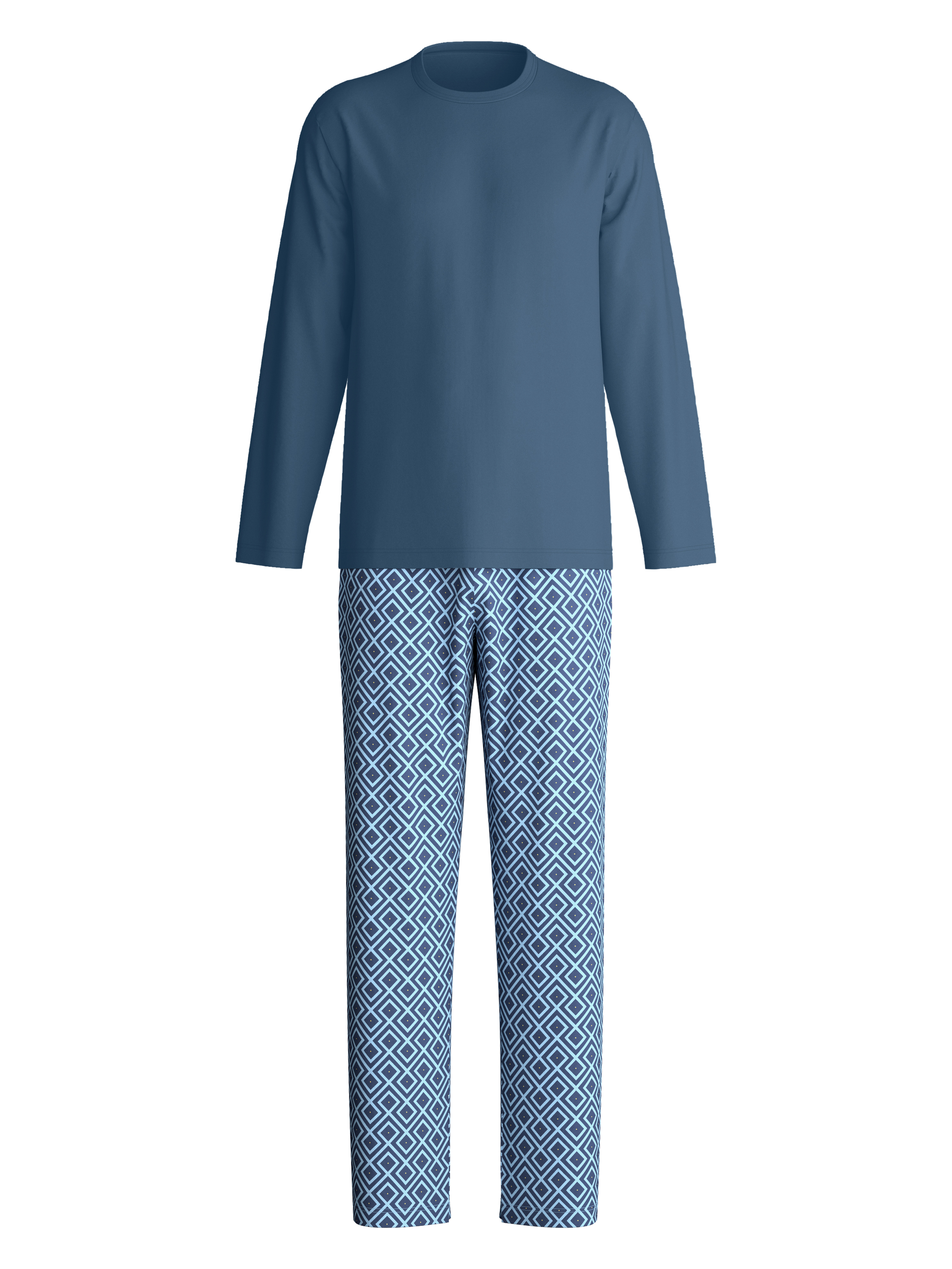 Calida Schlafanzug, Lang, FüR Herren, Blau, S