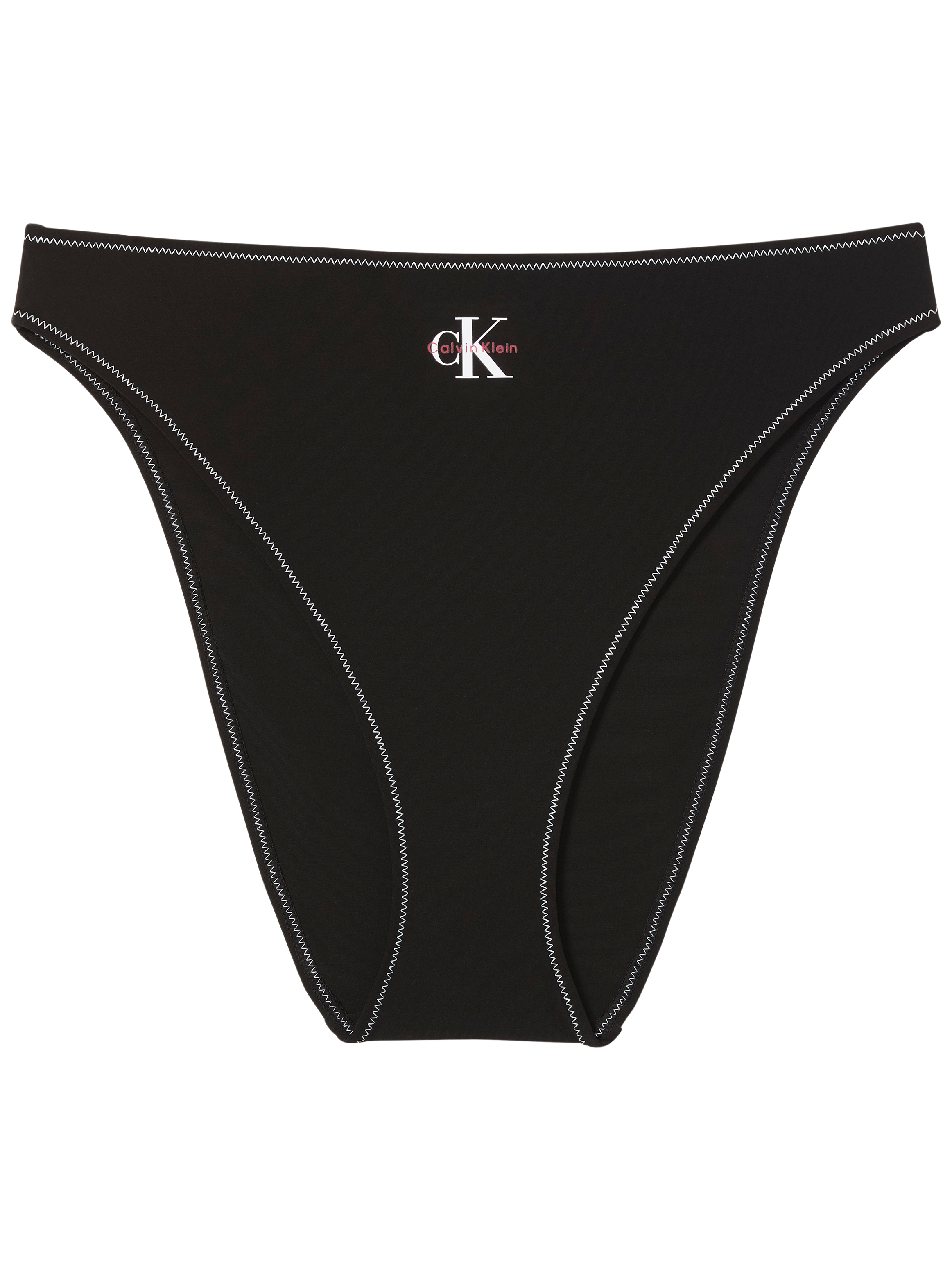 Calvin Klein Bandeau-Bikini, SchnüRung, FüR Damen, Schwarz, M