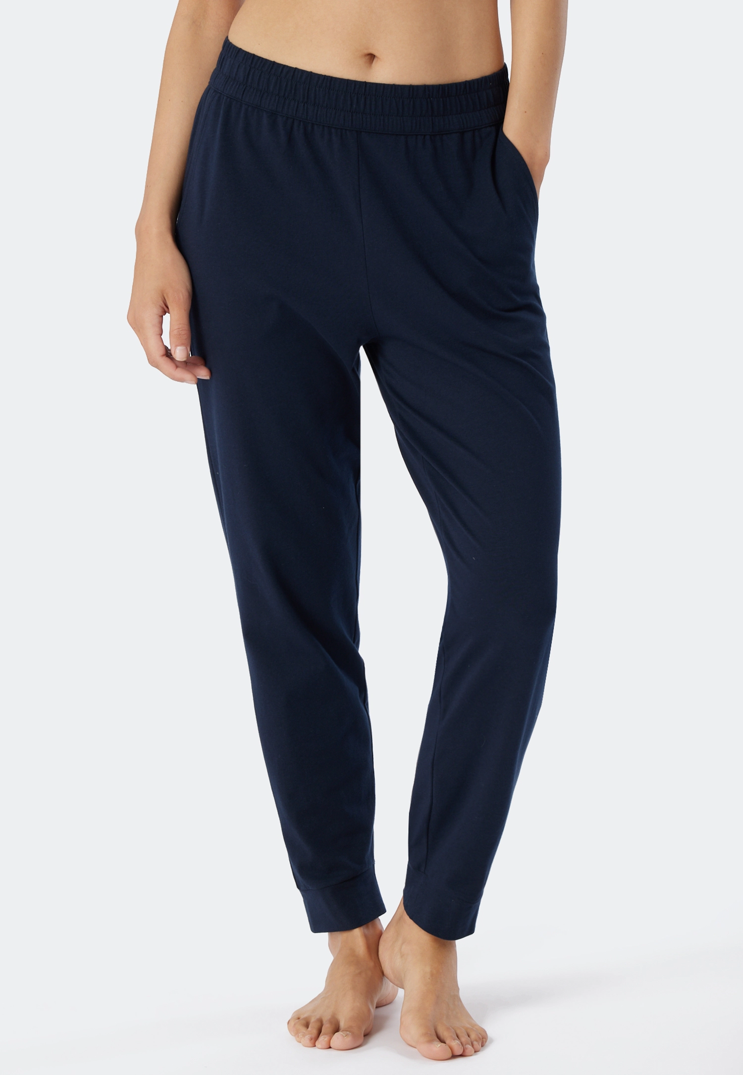 Schiesser Mix & Relax Loungehose, Gummibund, FüR Damen, Blau, 36