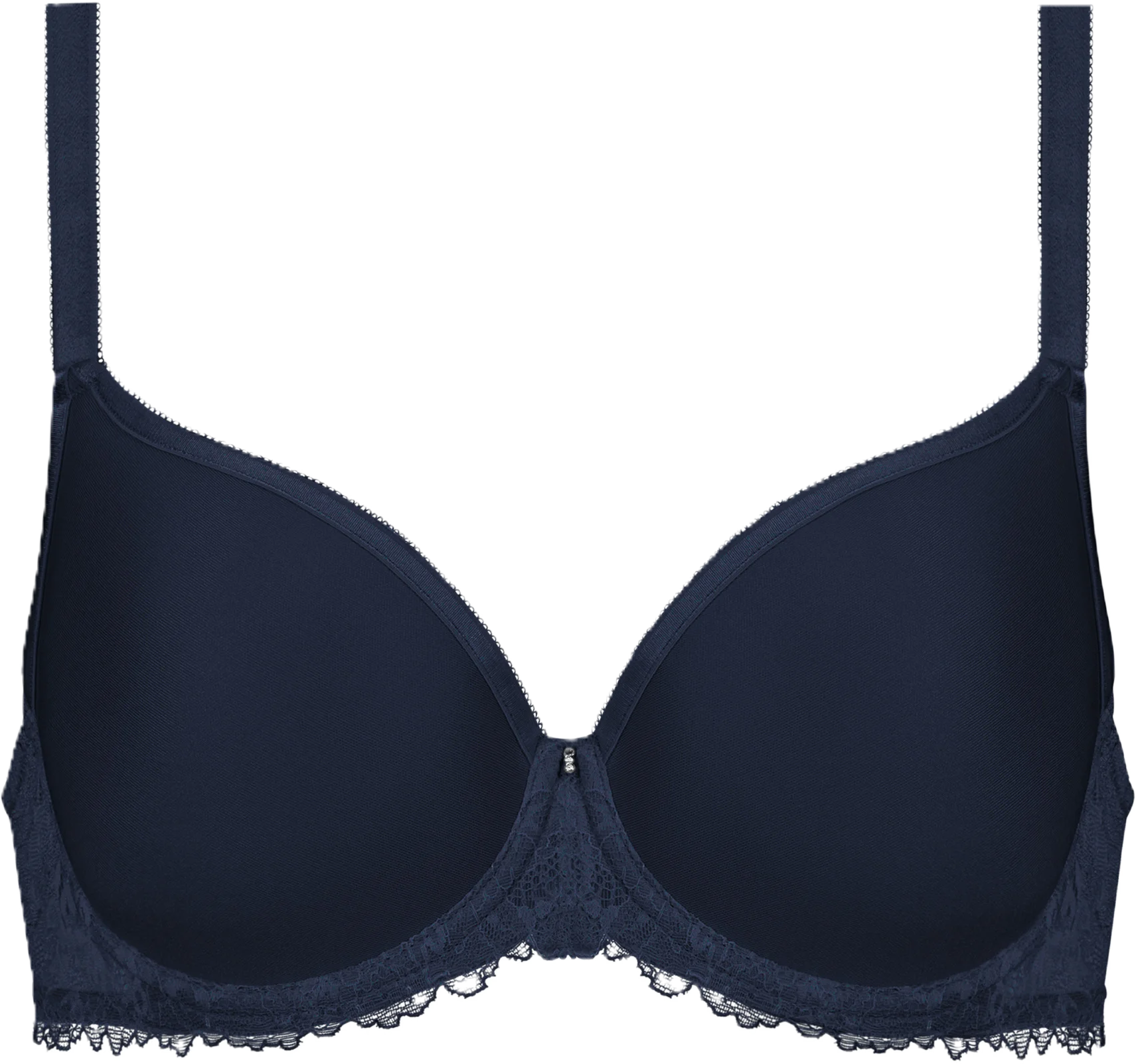 mey Luxurious BüGel-Bh, AußEnträGer, Spitzen-Details, FüR Damen, Blau, 85F