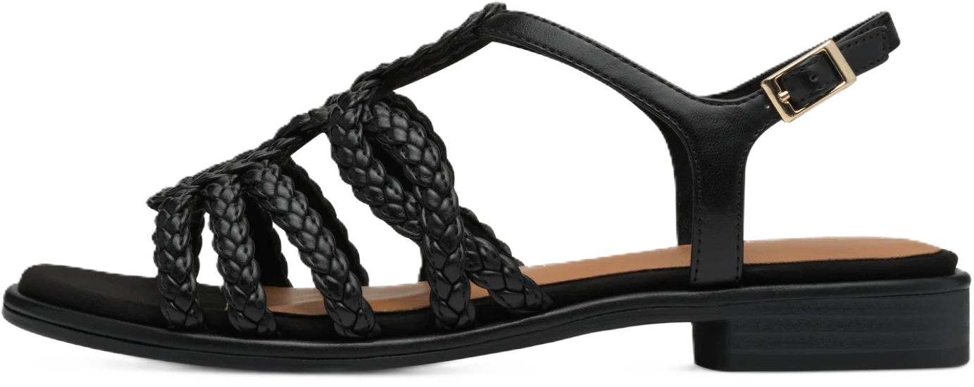 marco Tozzi® Riemchensandalen, Blockabsatz, FüR Damen, Schwarz, 40
