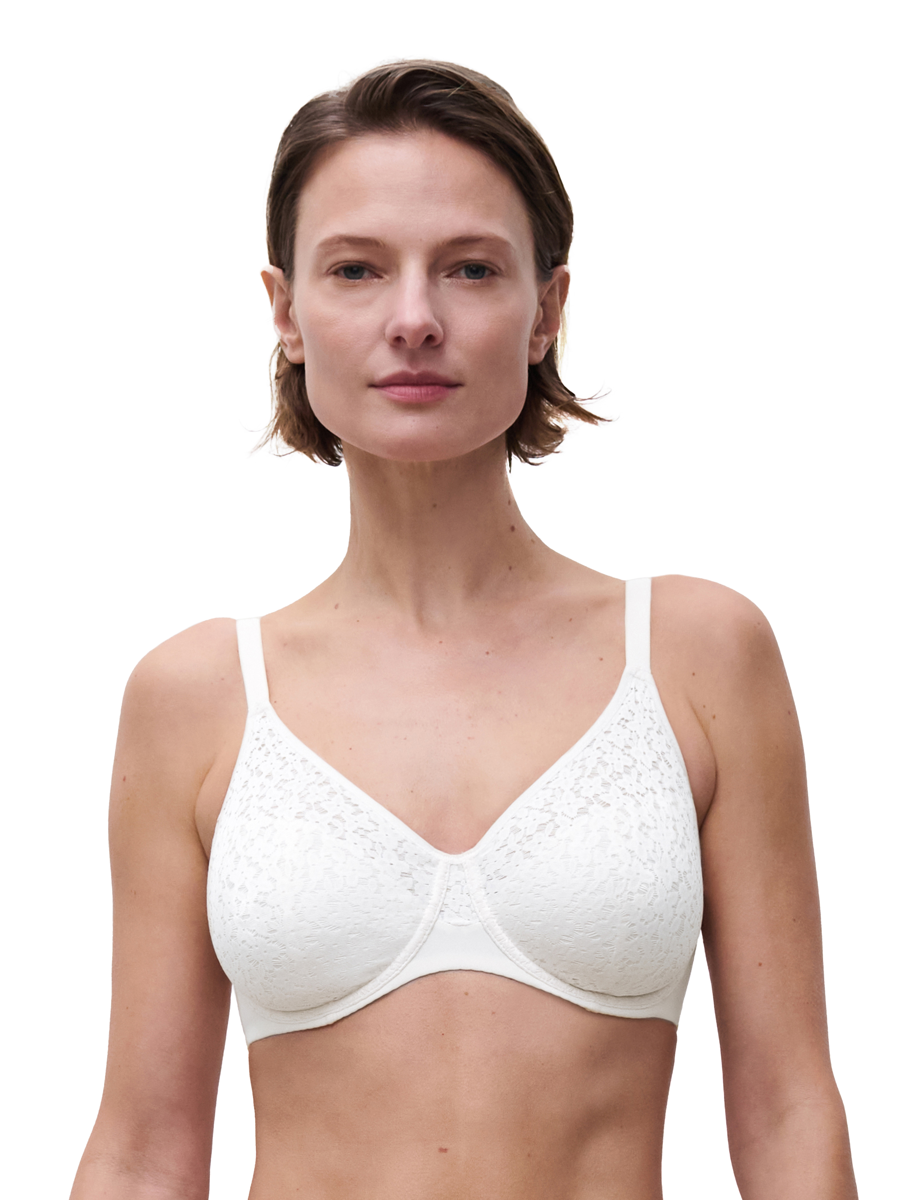 Chantelle Norah BüGel Bh, Spitze, FüR Damen, Weiß, 80 E