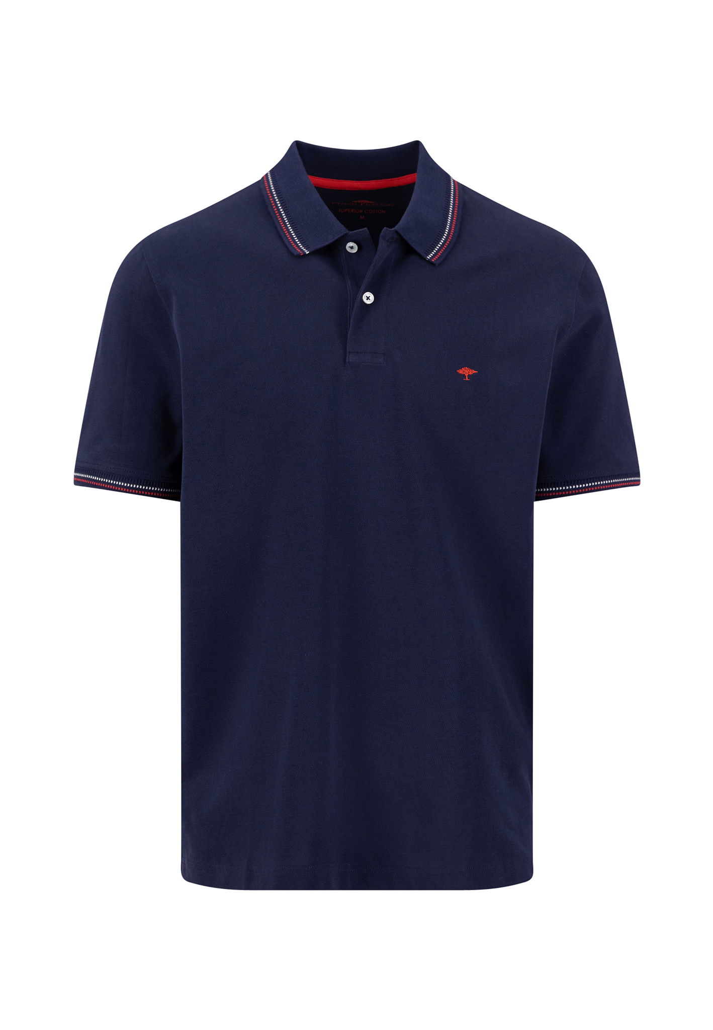 FYNCH-HATTON® Poloshirt, Kurzarm, FüR Herren, Blau, L