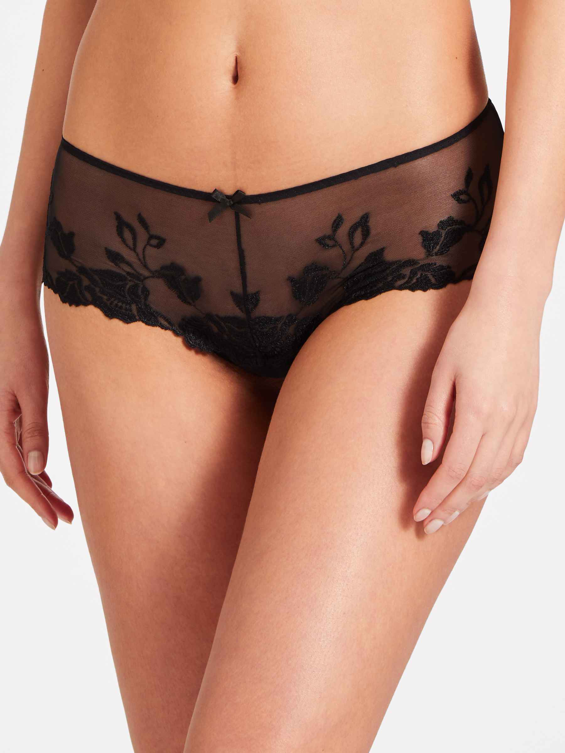 Aubade Slip, Spitze, Schleife, FüR Damen, Schwarz, 36